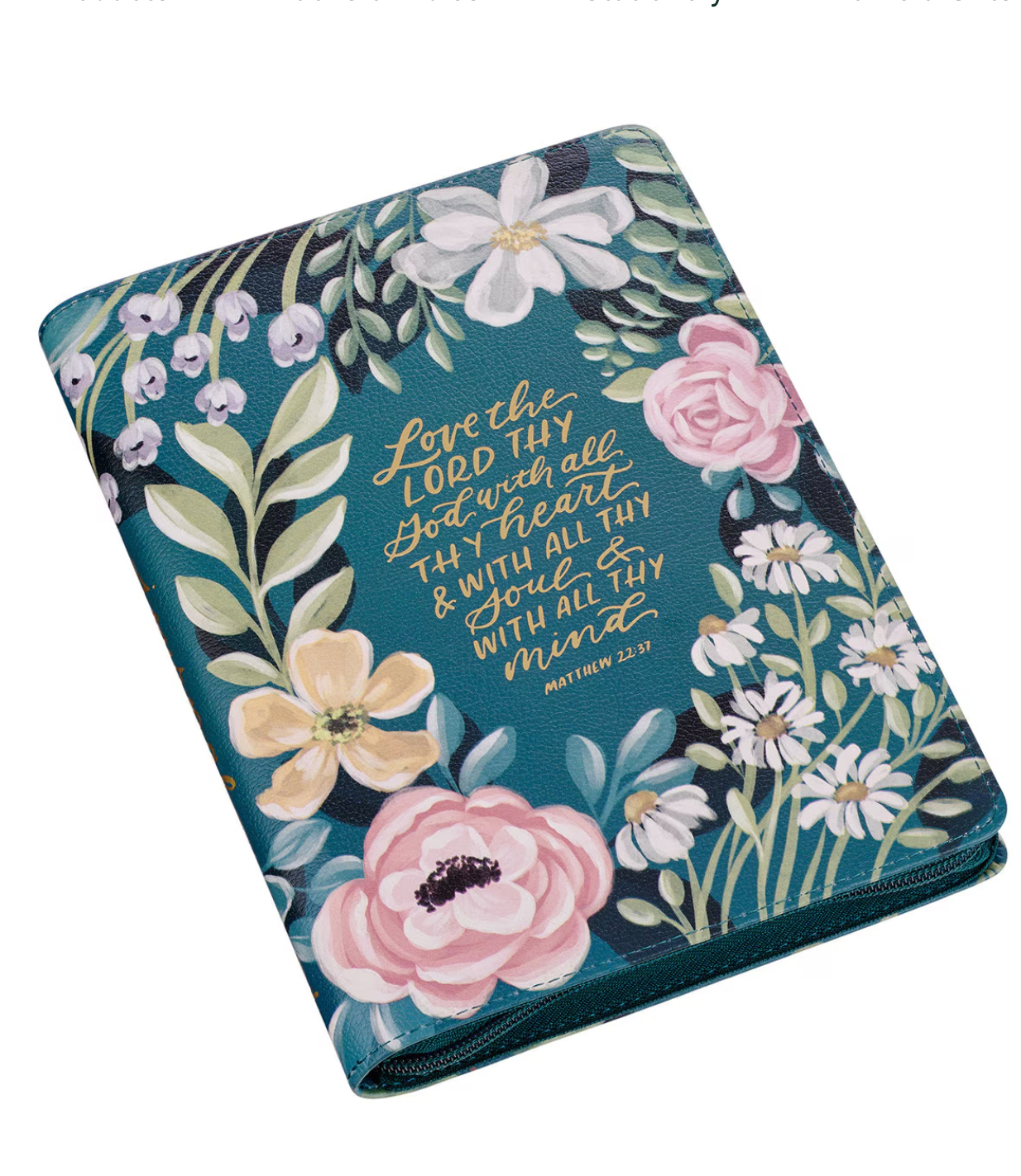 Love The Lord Thy God Zip Up Journal