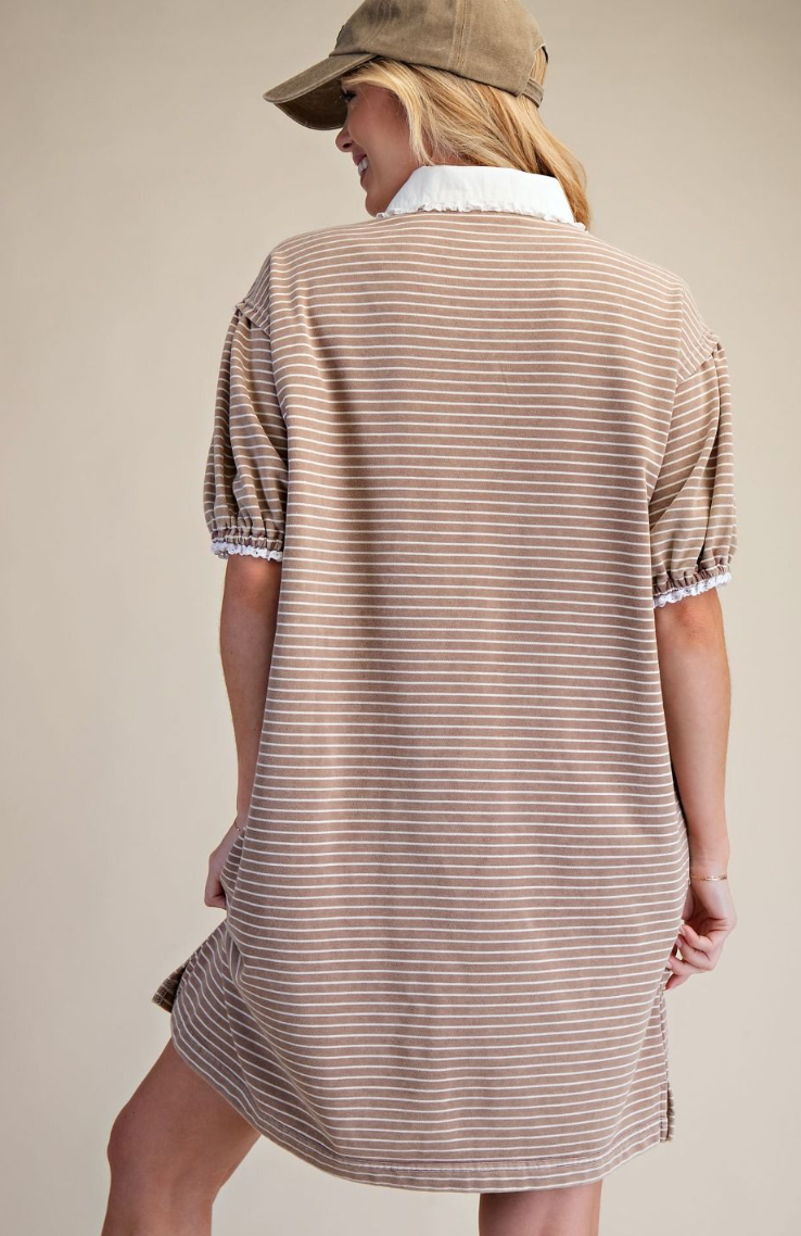 Girlie Polo Striped Dress