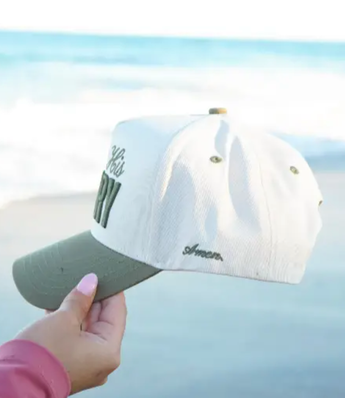 All For His Glory Cap in Olive