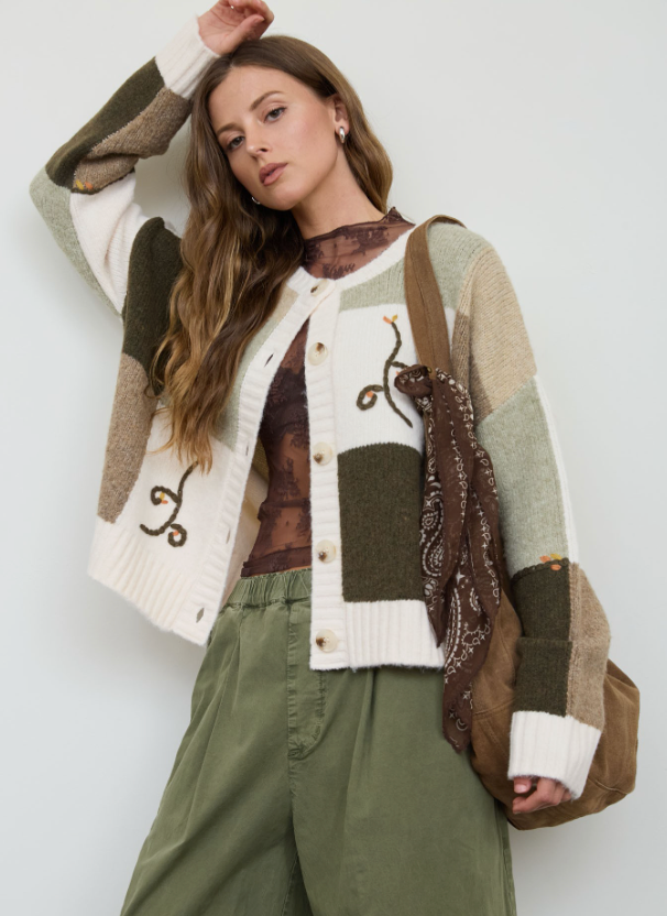 Coffee House Cozy Cardigan Sweater