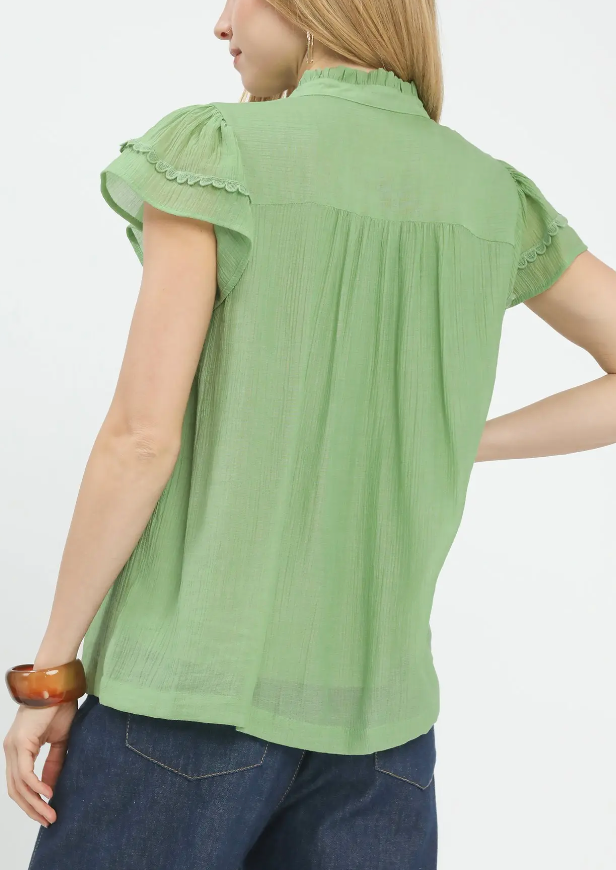 Sweet Subtle Sage Top