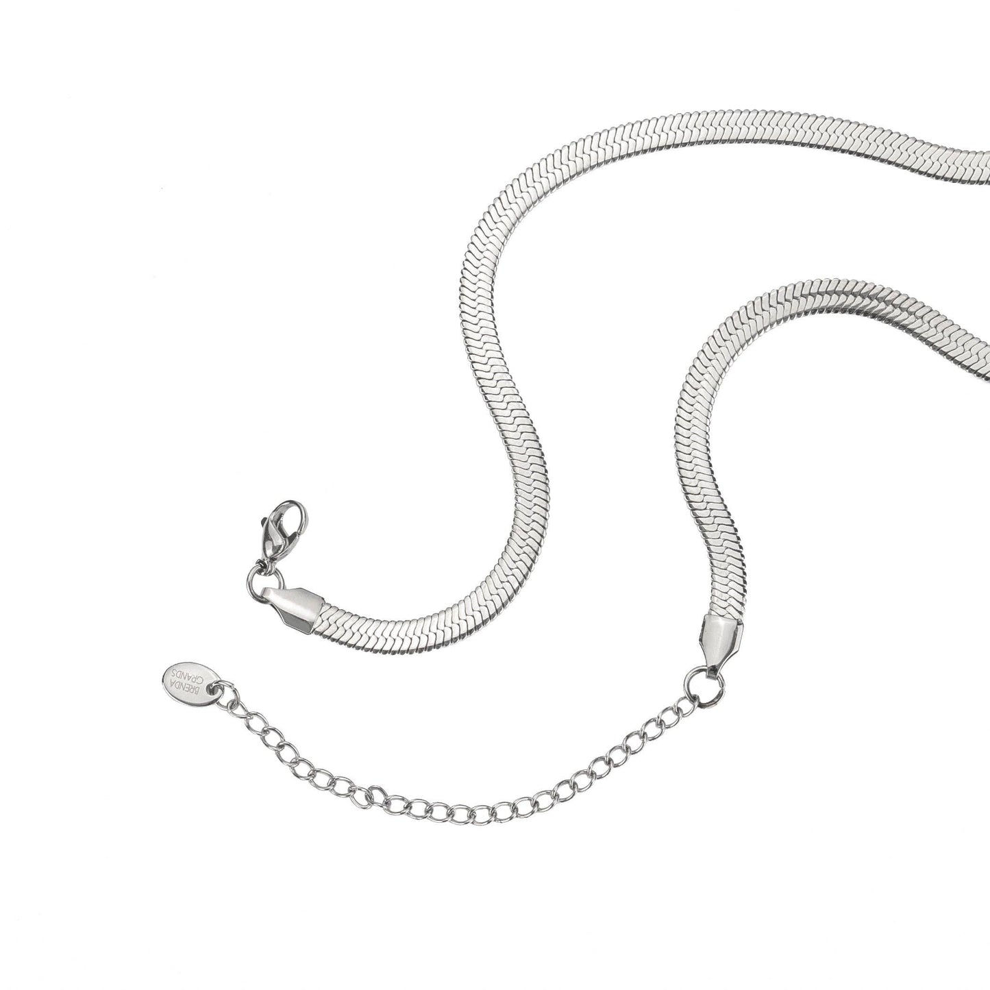 Brenda Grands Waterproof Large Gold Herringbone Necklace