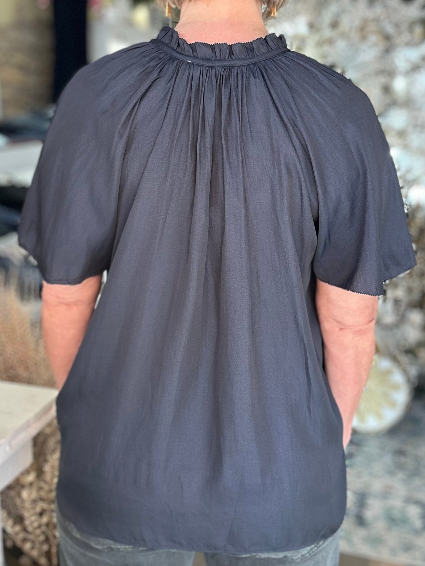 NEW! Subtle Elegance Top in Midnight