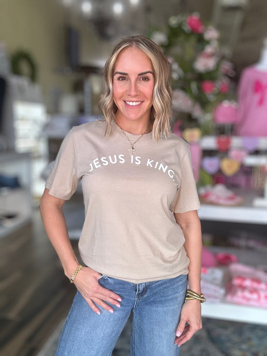 NEW! Jesus is King Tee