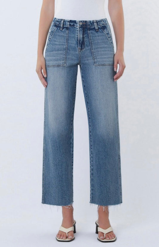 Aileeah Patch Pocket Jean by Vervet