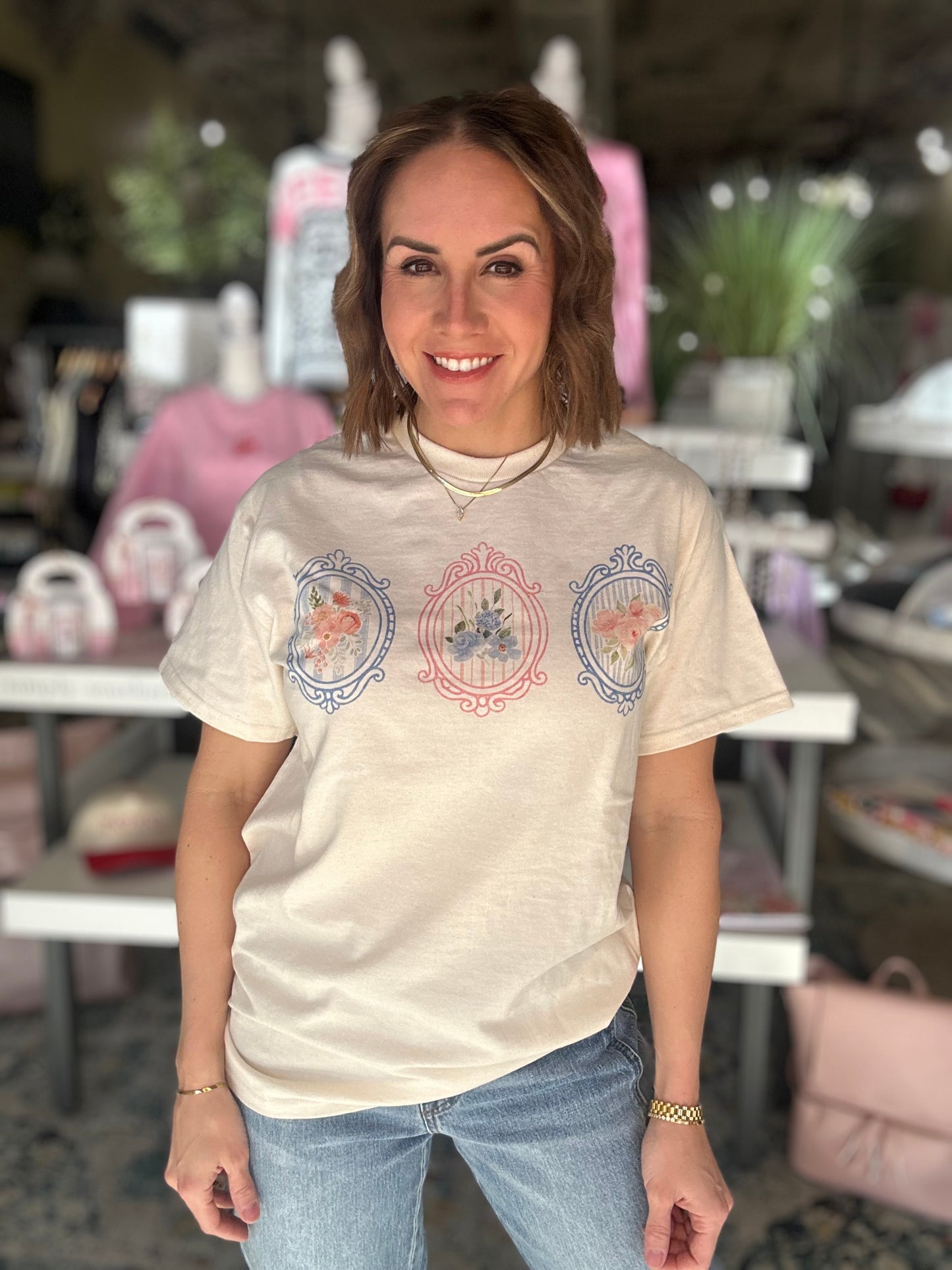 Flower Frames Oversized Tee