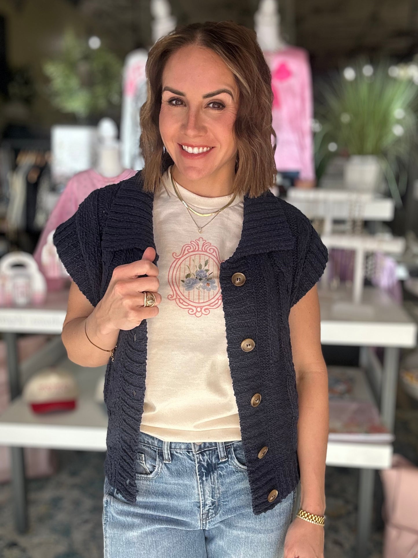 Flower Frames Oversized Tee