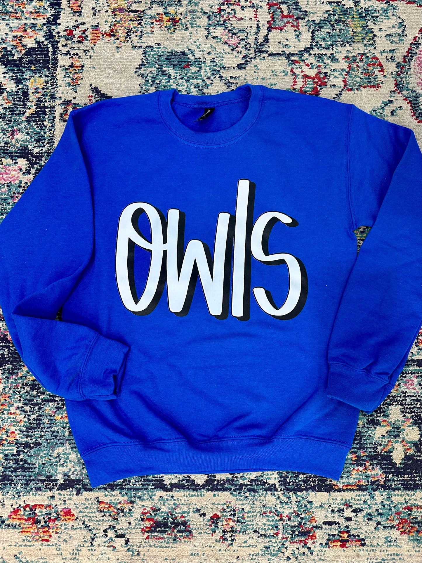 OWLS Pullover Sweatshirt in Royal
