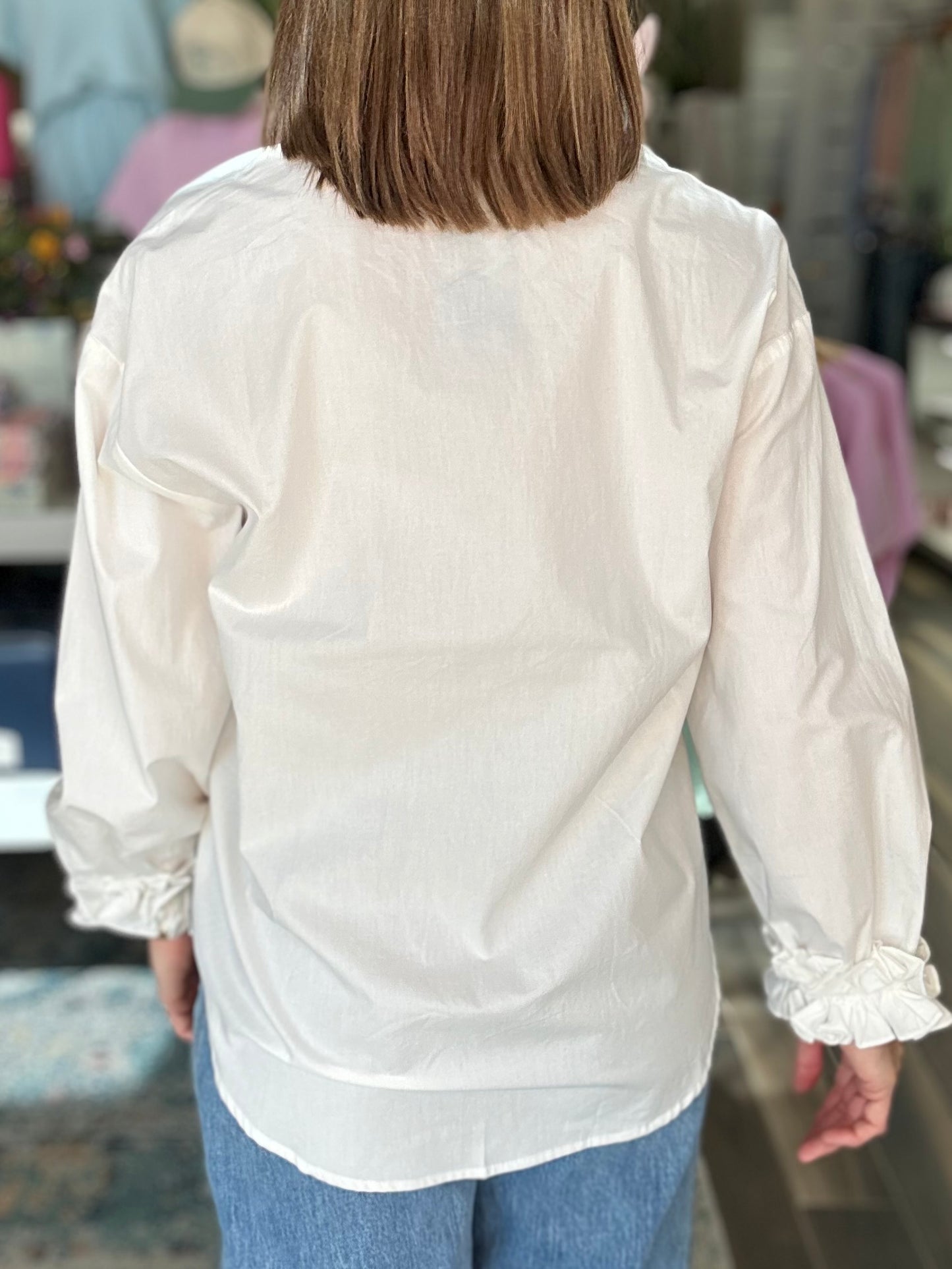 First Class Charm Top in White