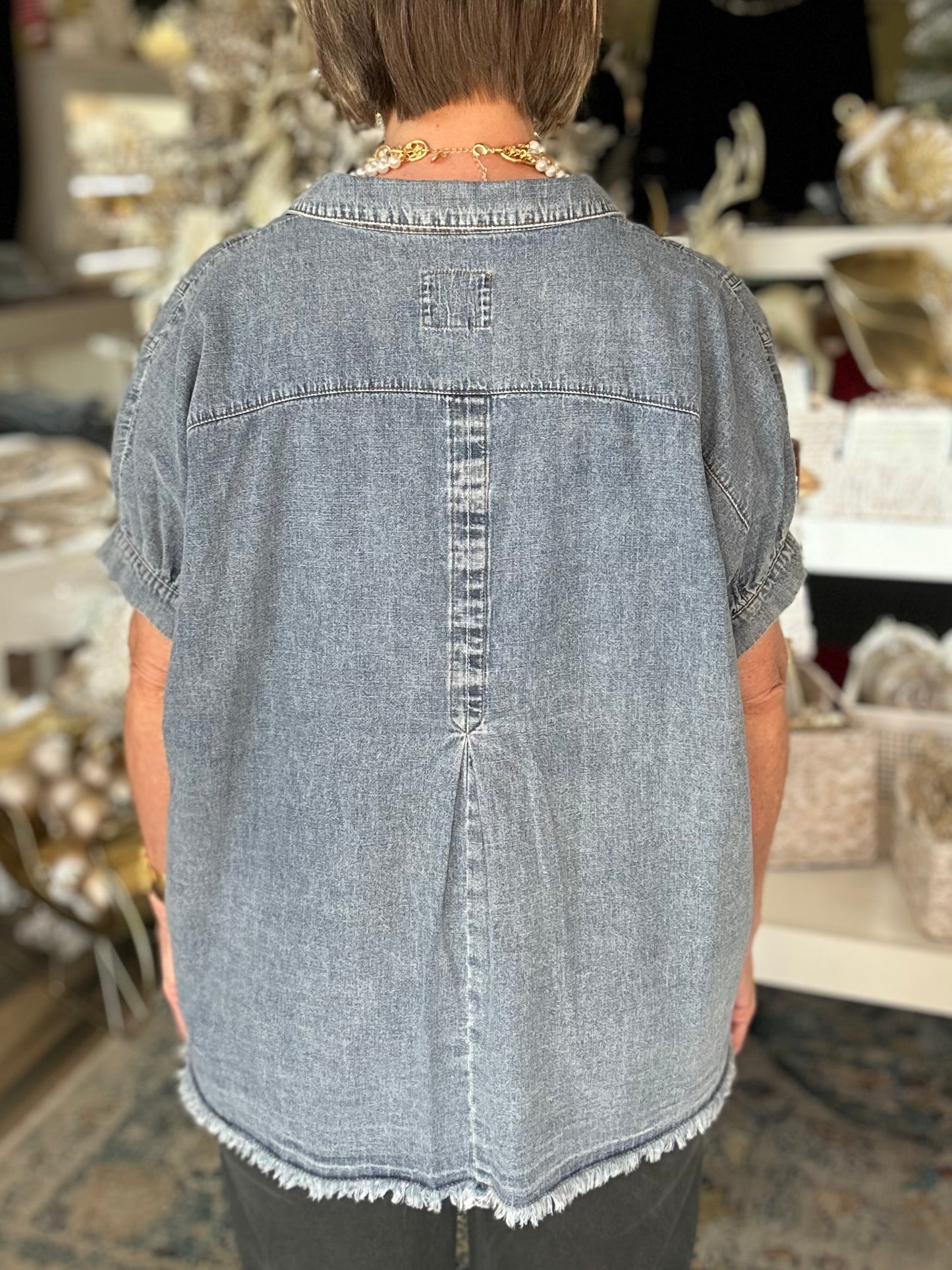 NEW! Casually Yours Denim Top