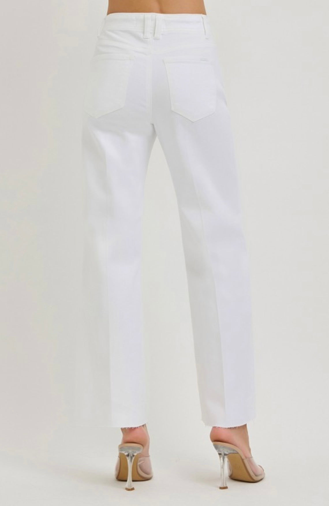 Korie White Ankle Pants by Risen