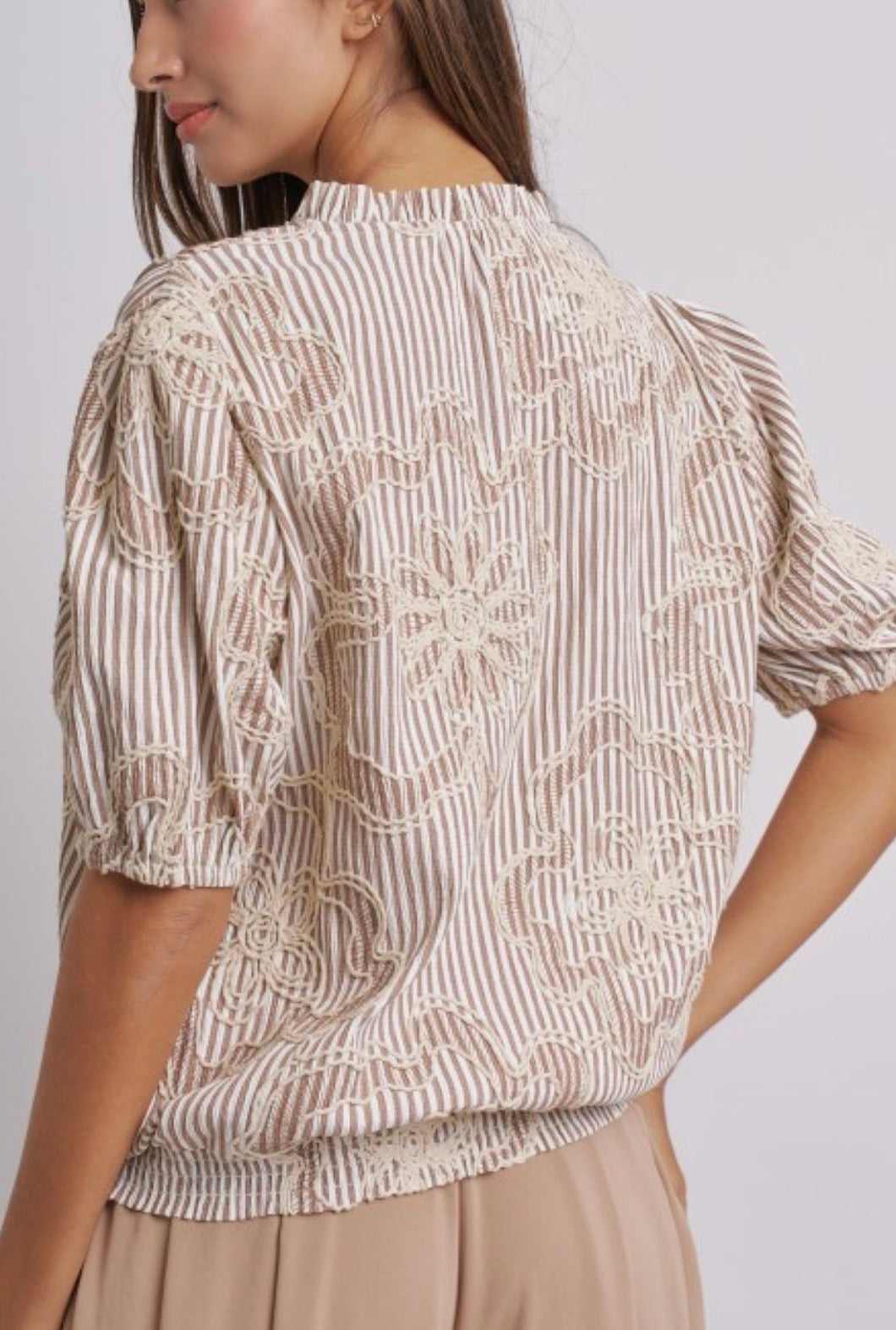 Vintage Grace Embroidered Top