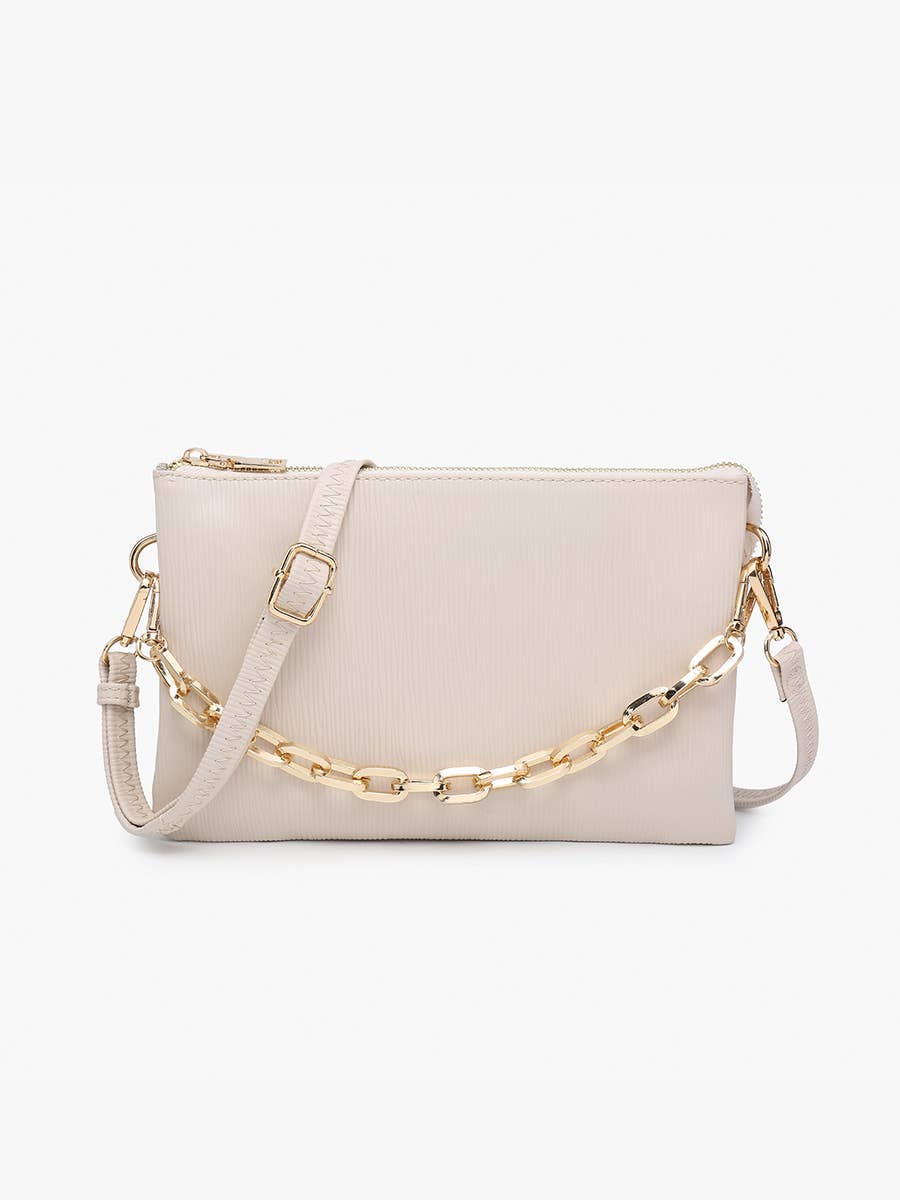 Izzy Textured Crossbody in Black