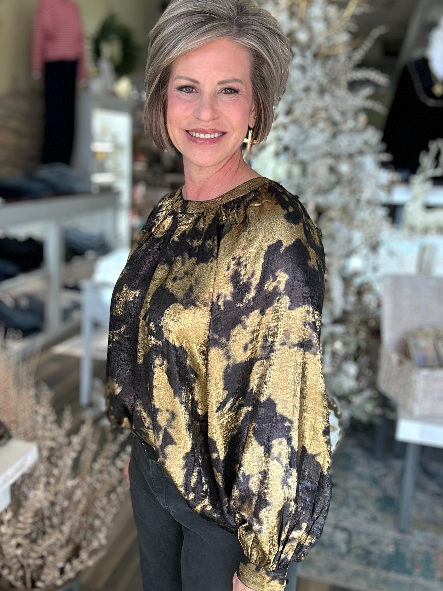 NEW! Metallic Madness Top