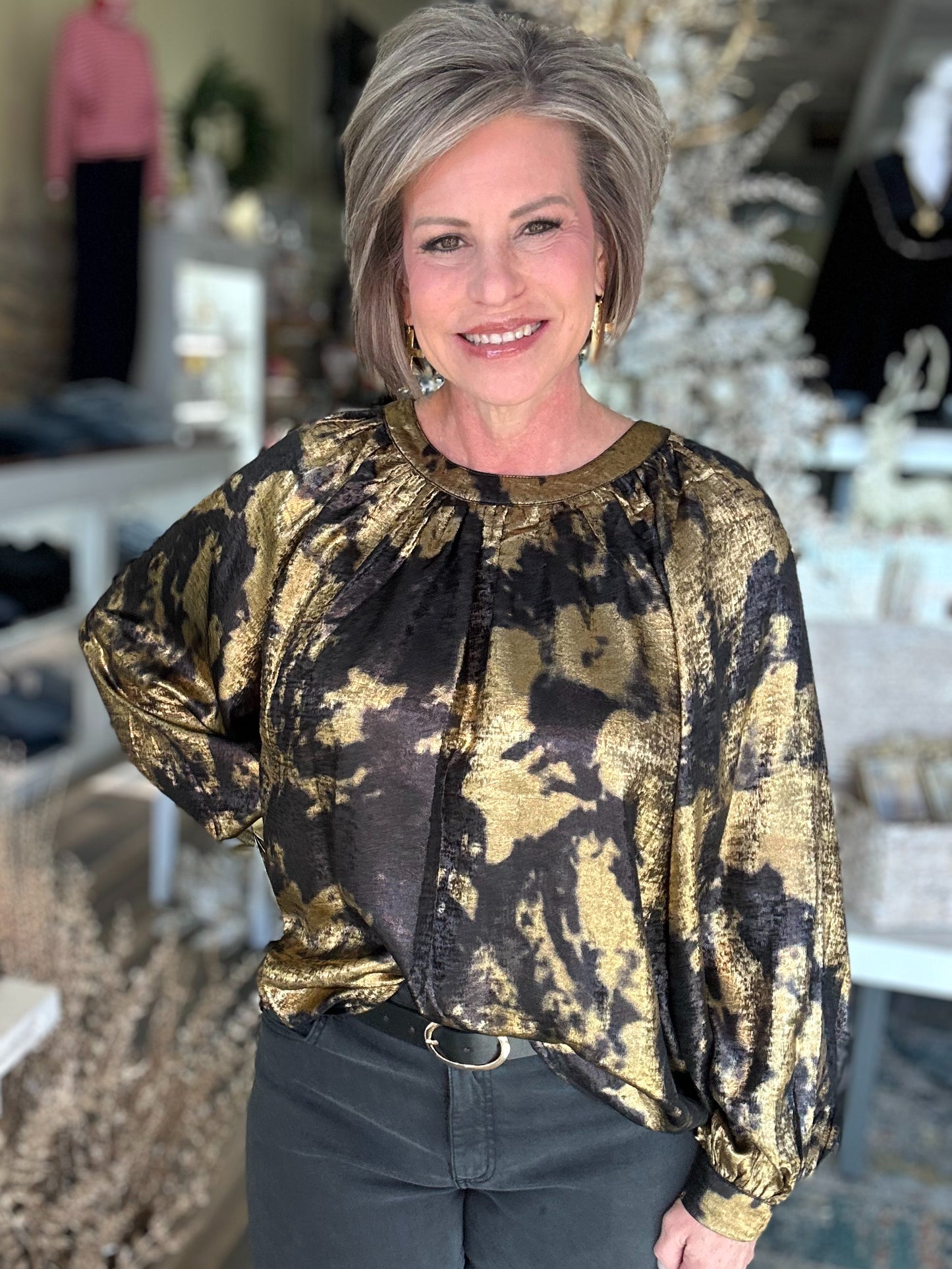 NEW! Metallic Madness Top