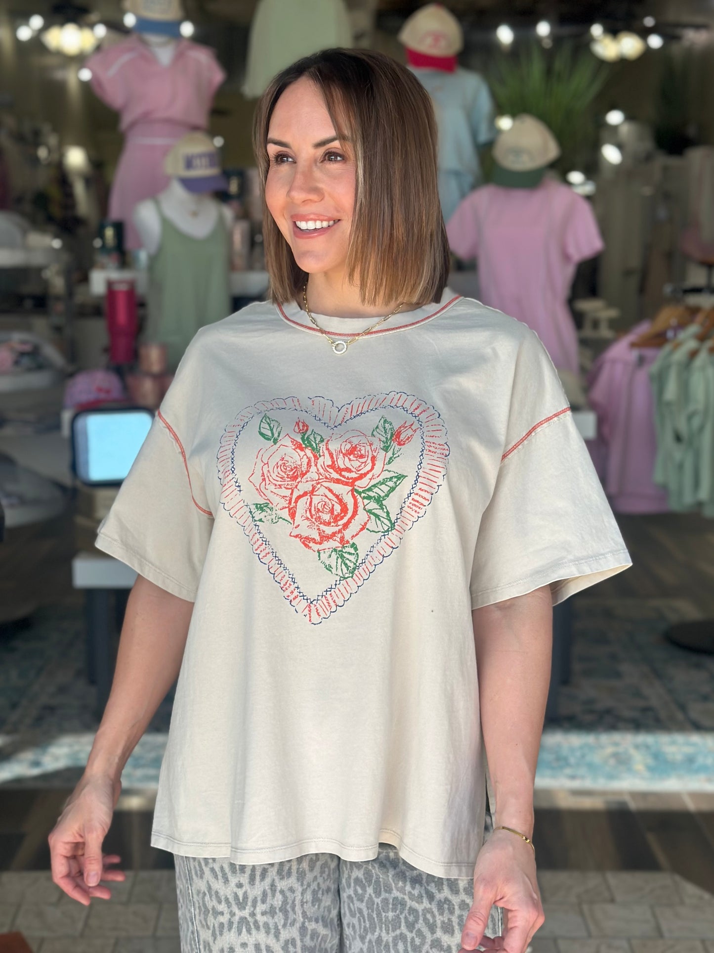 Vintage Love Flowers Tee