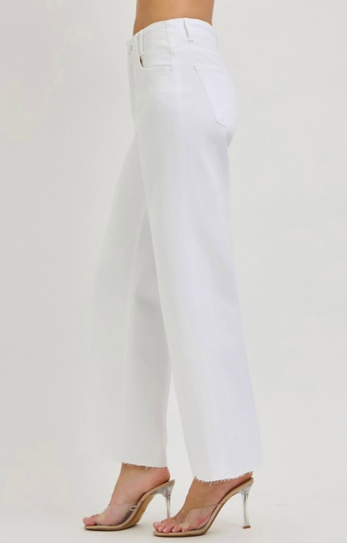 Korie White Ankle Pants by Risen