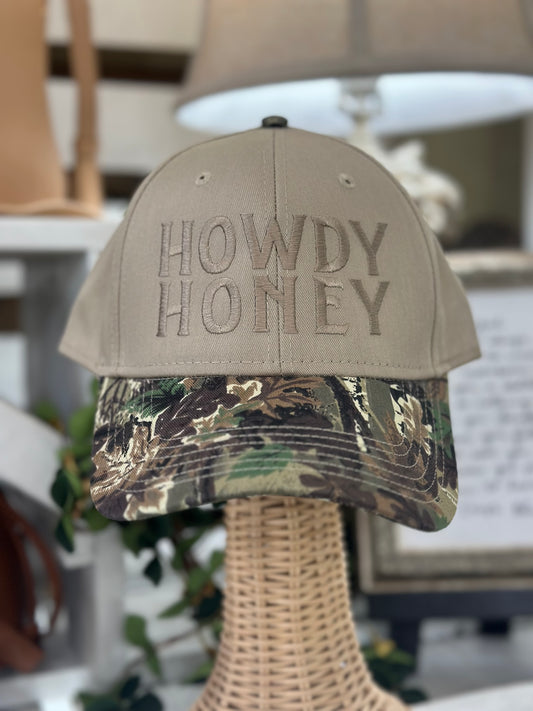 Howdy Honey Embroidered Cap