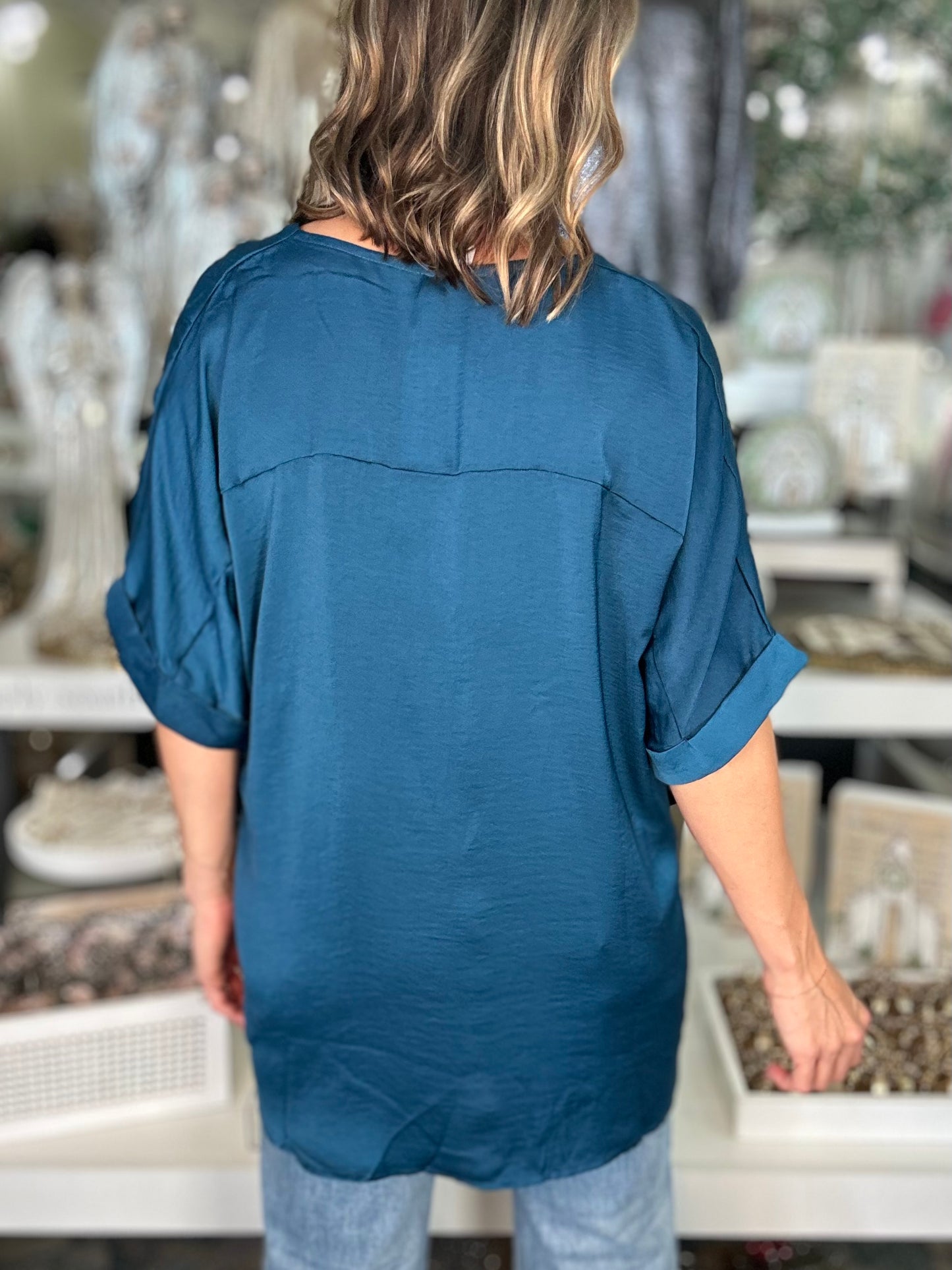 NEW! Really Dreamy Top in teal