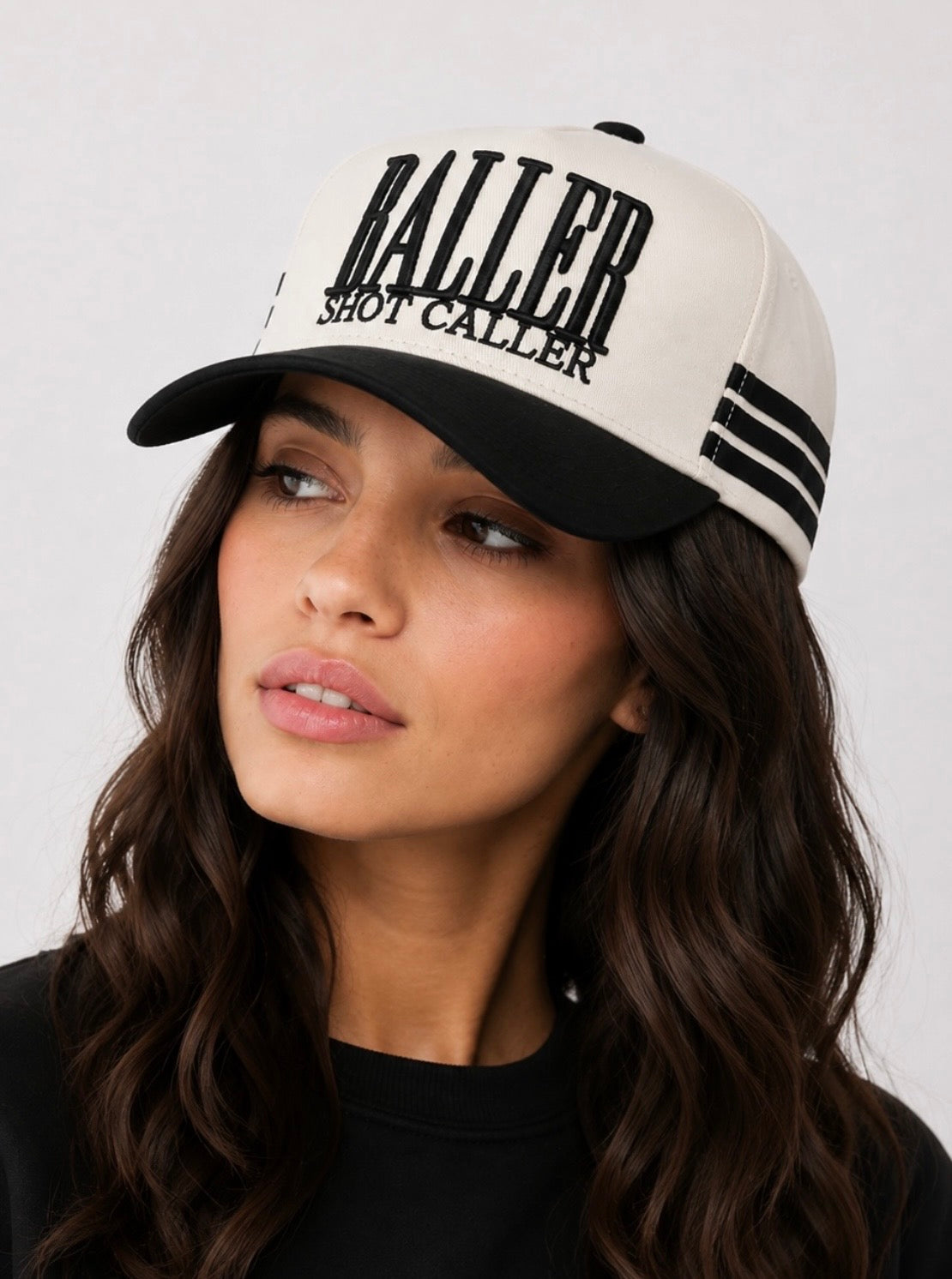 Baller Shot Caller Cap in Black