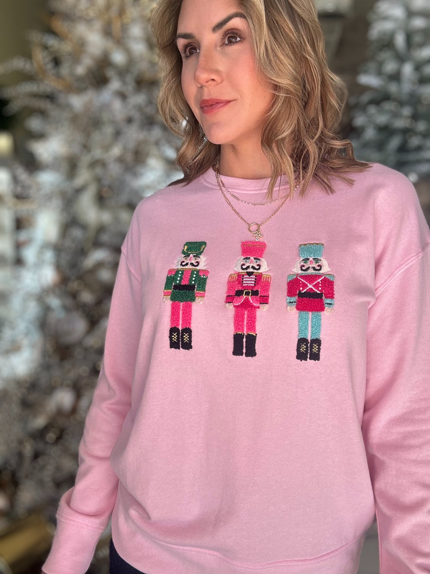 NEW! Nutcracker Sweatshirt in Pink