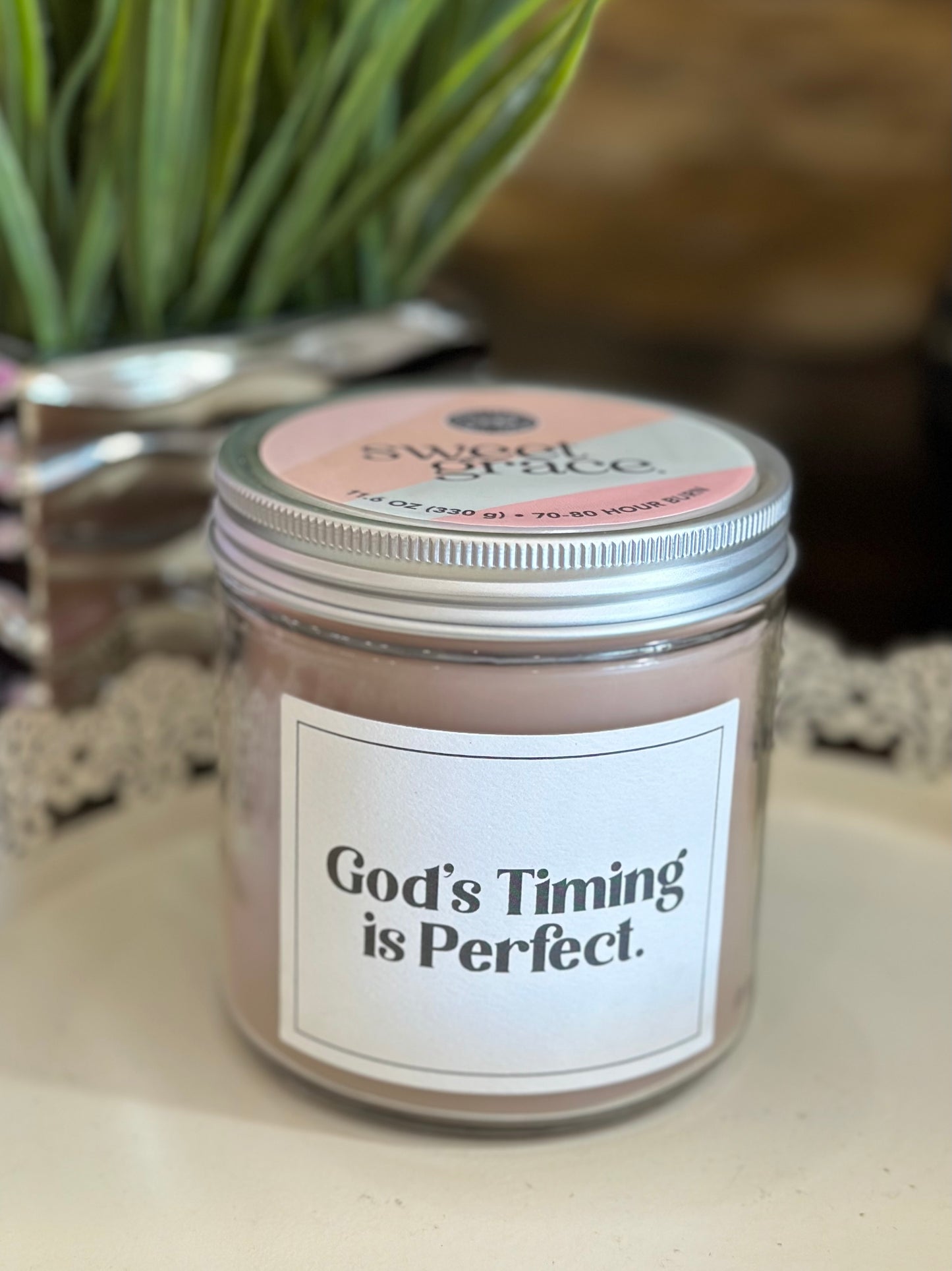 Sweet Grace Candle The Faith Collection