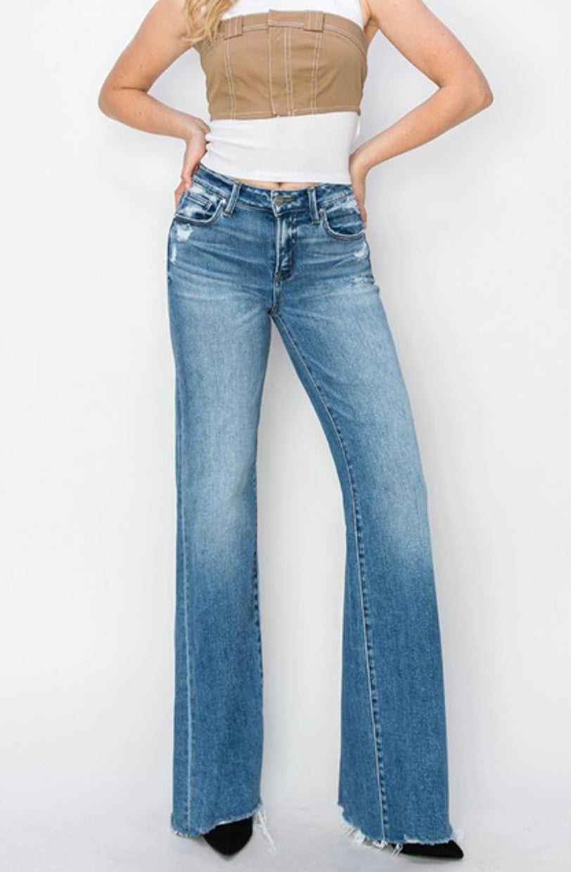 Suzie Wide Leg Jean by Risen