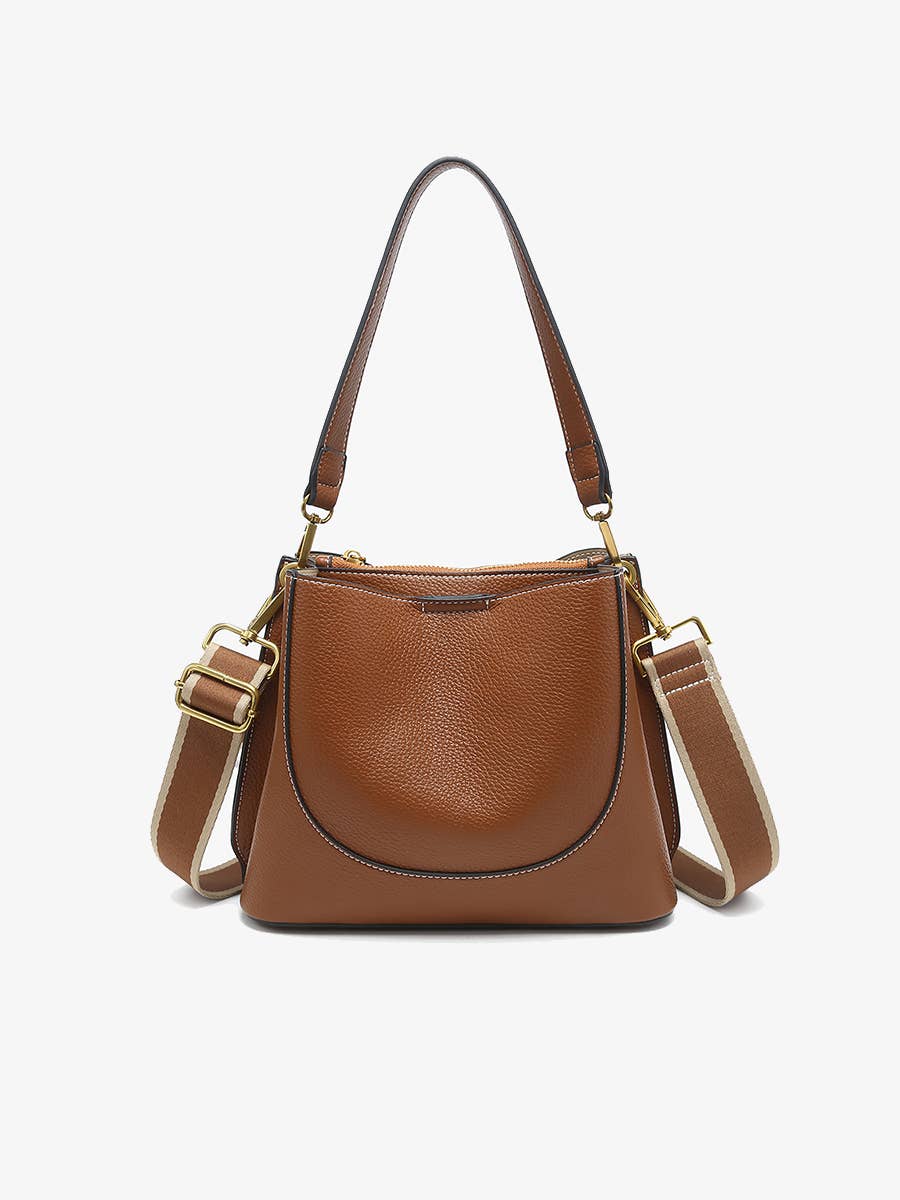 Corinna Bucket Bag in Brown