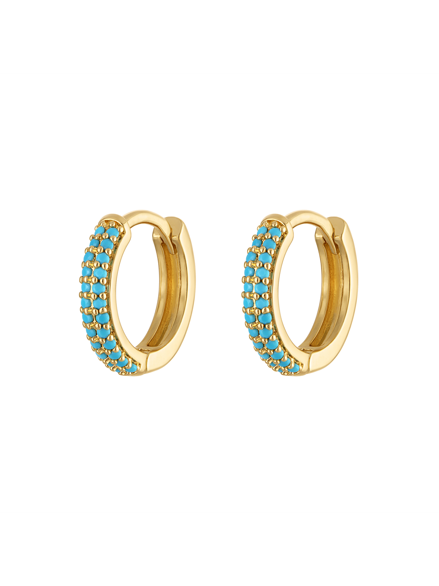 Kinsey Designs Miles Turquoise Huggie Earring