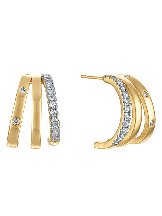 Kinsey Designs Teddy Large Triple Earring