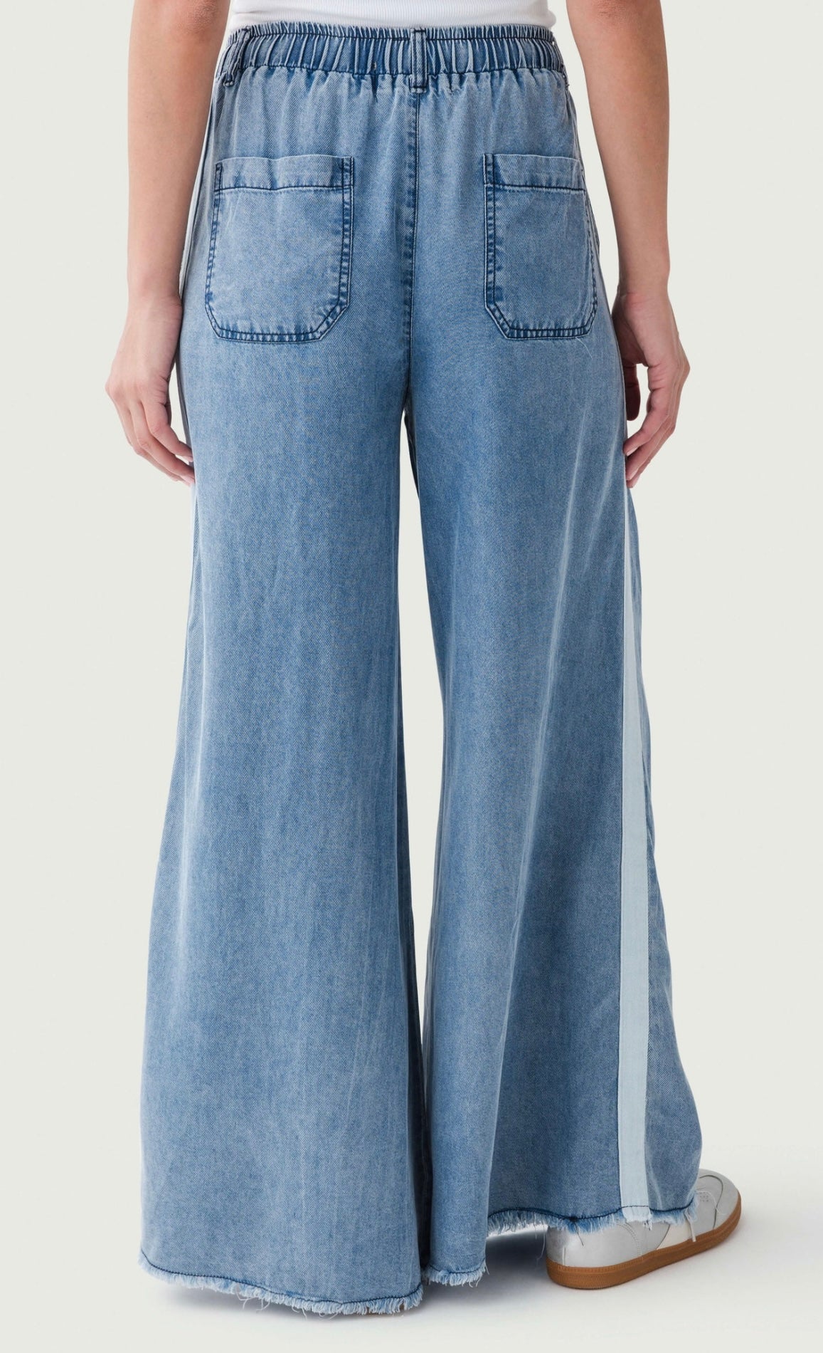 Vintage Havana Drawstring Pant in Denim