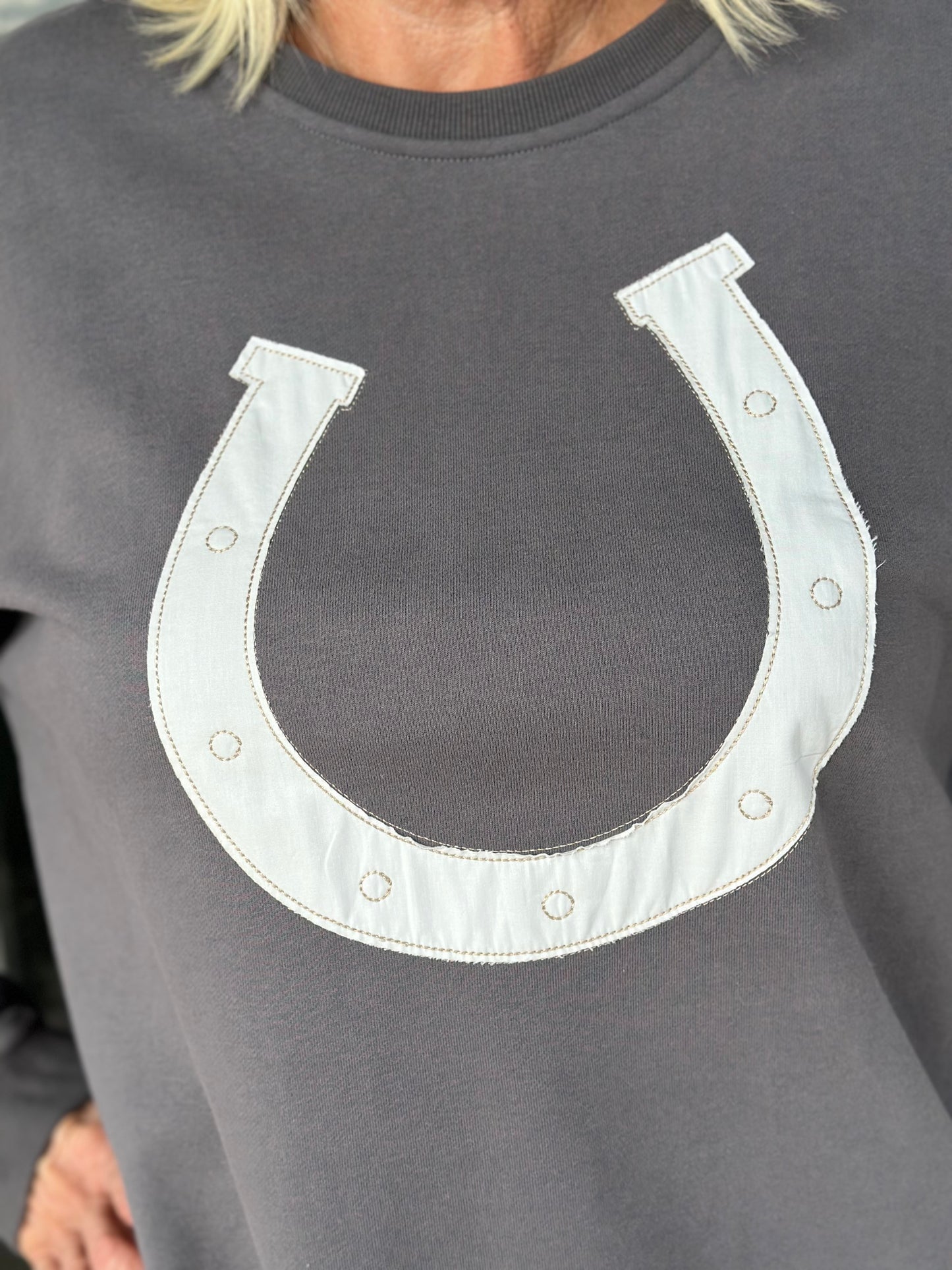NEW! Happy Horseshoe Pullover top