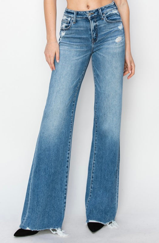 Suzie Wide Leg Jean by Risen