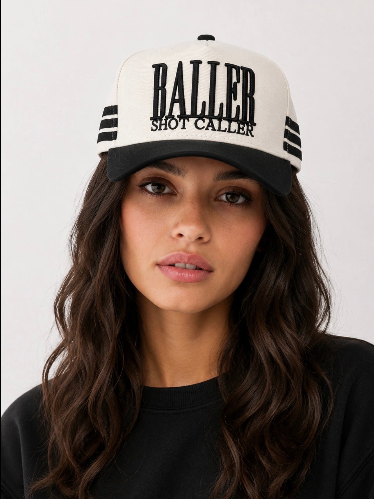 Baller Shot Caller Cap in Black