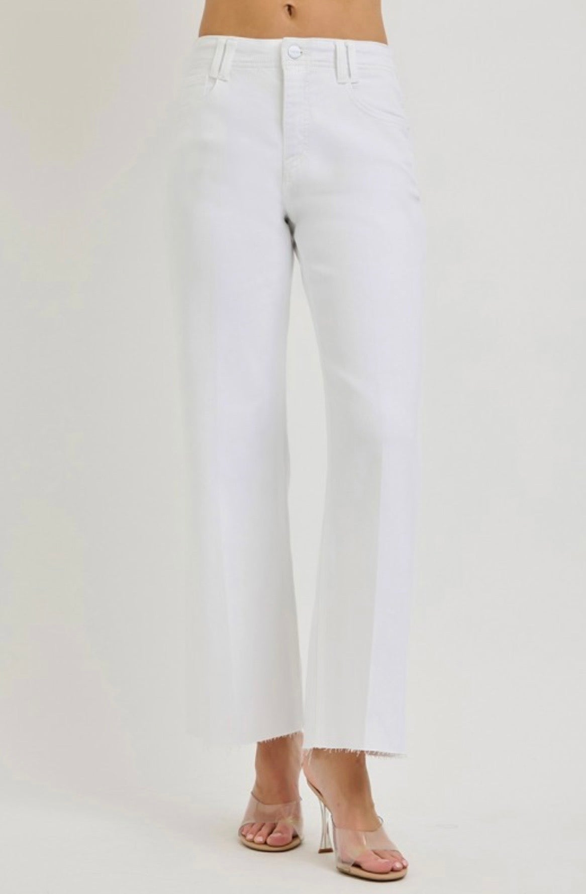 Korie White Ankle Pants by Risen