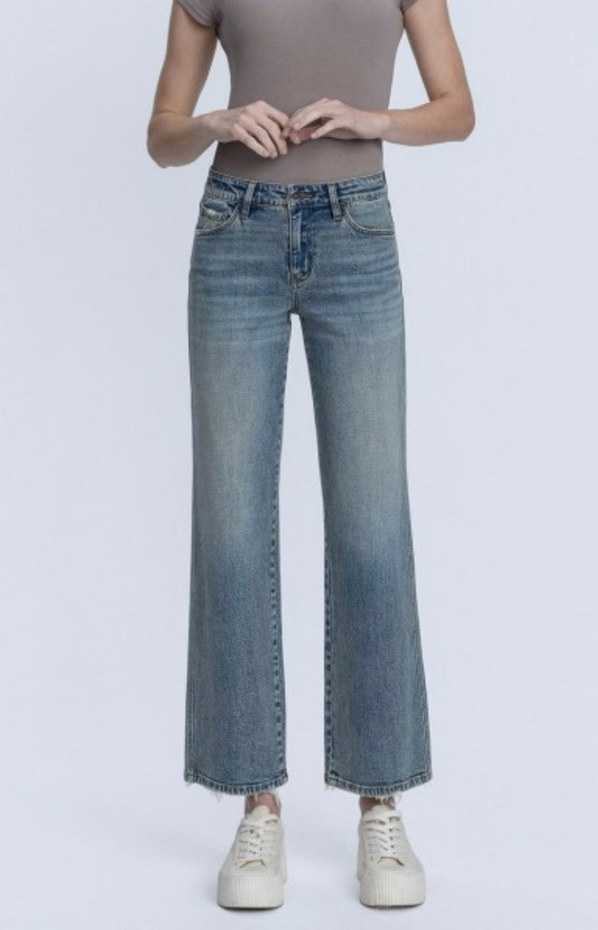 Nila Straight Tinted Jean by Flying Monkey