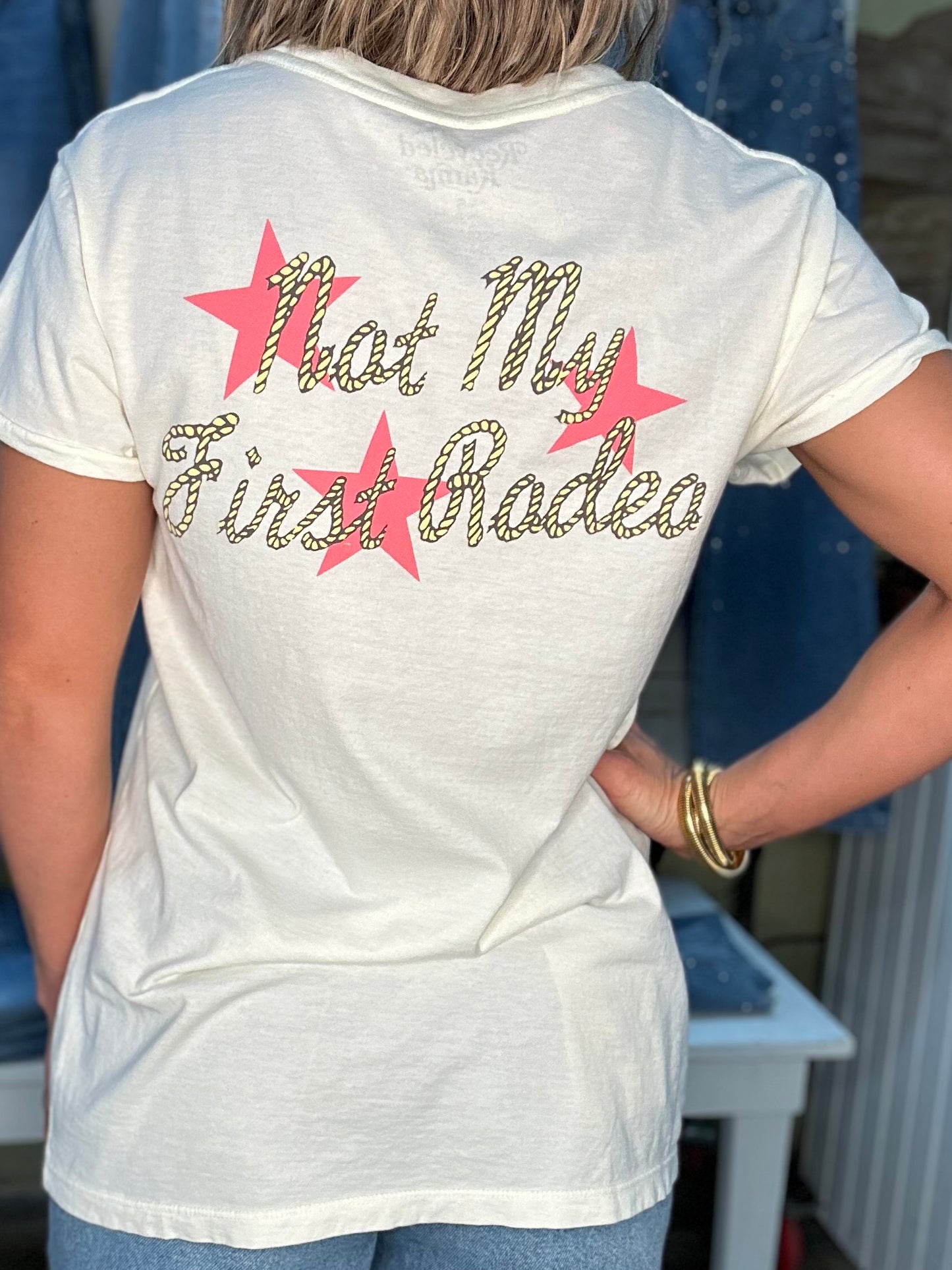 NEW! Not My First Rodeo Tee