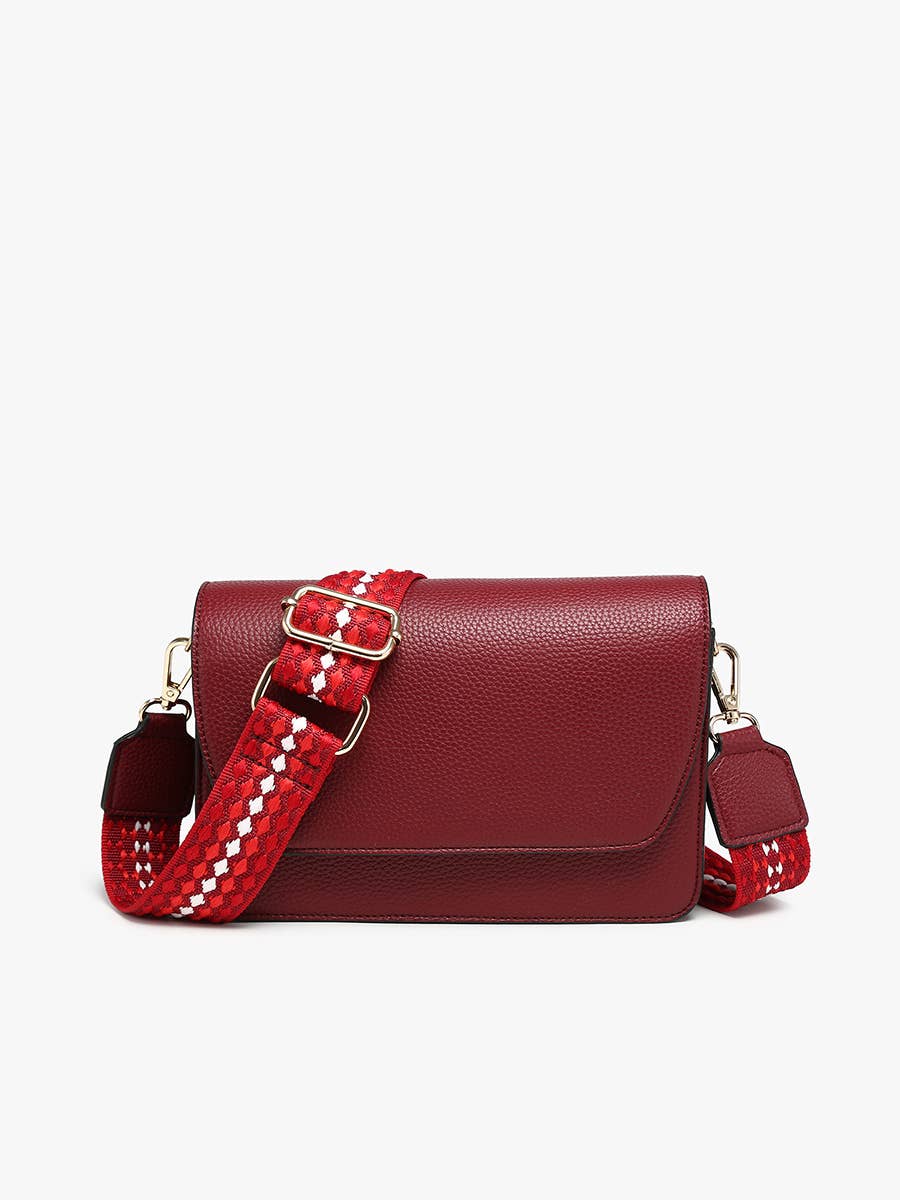 Noah Crossbody in Wine