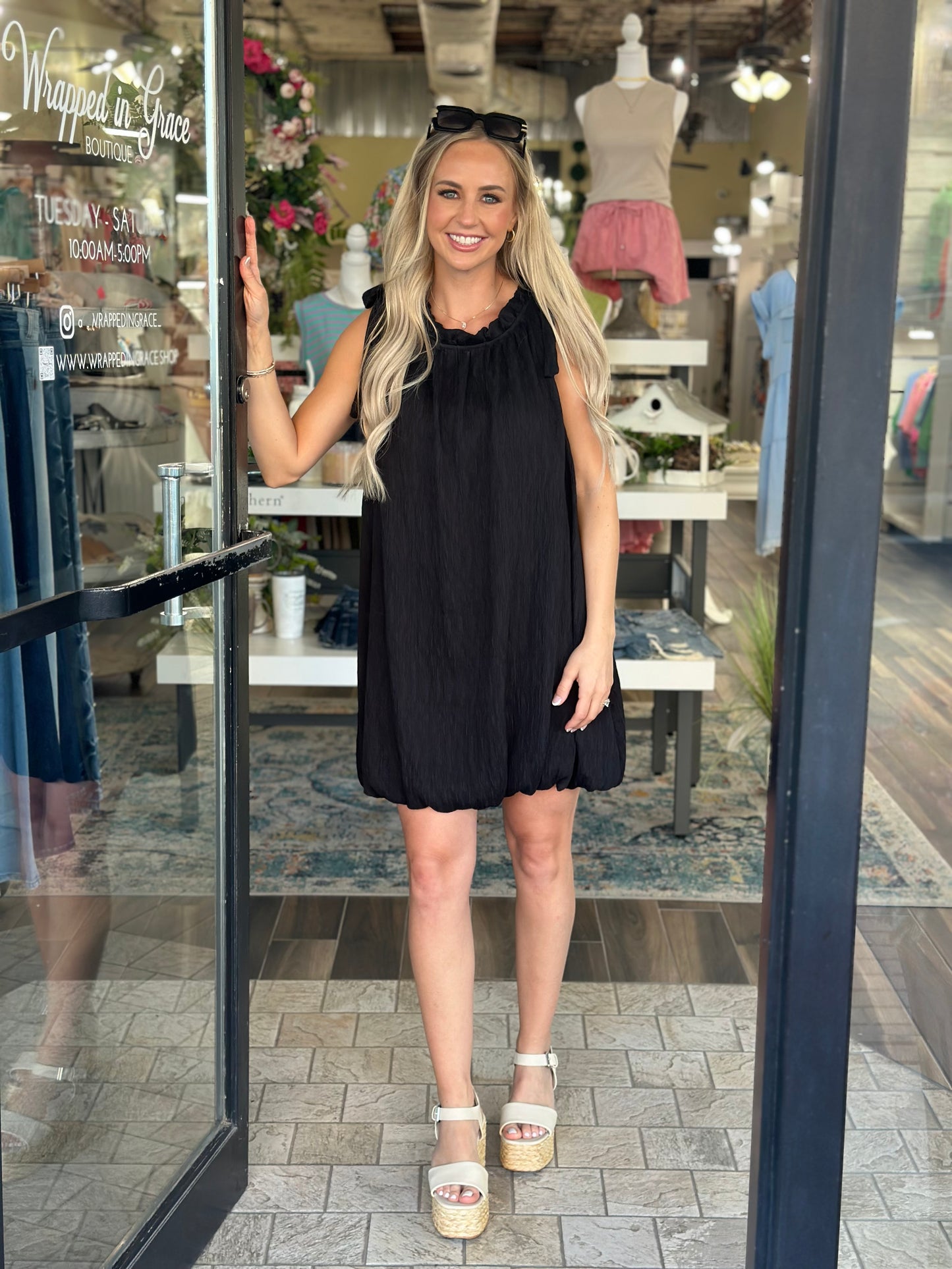NEW! Sweet Energy Dress in Black