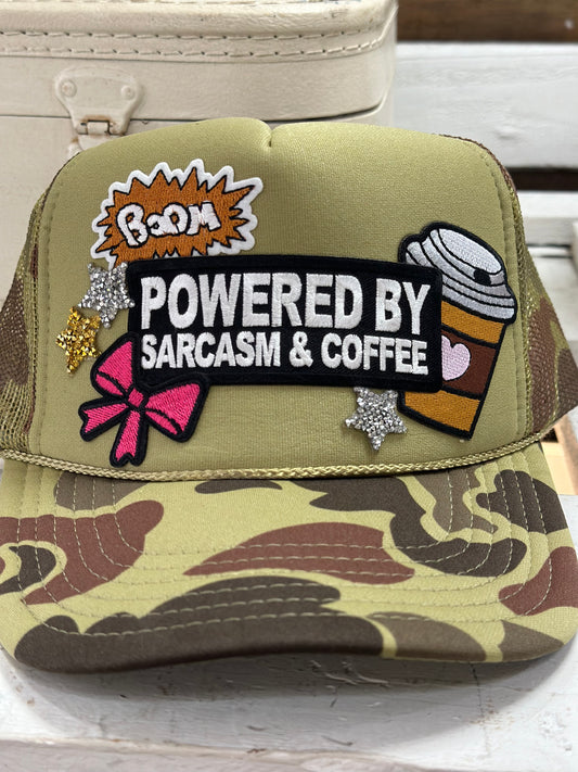 Powered By Sarcasm and Coffee Cap