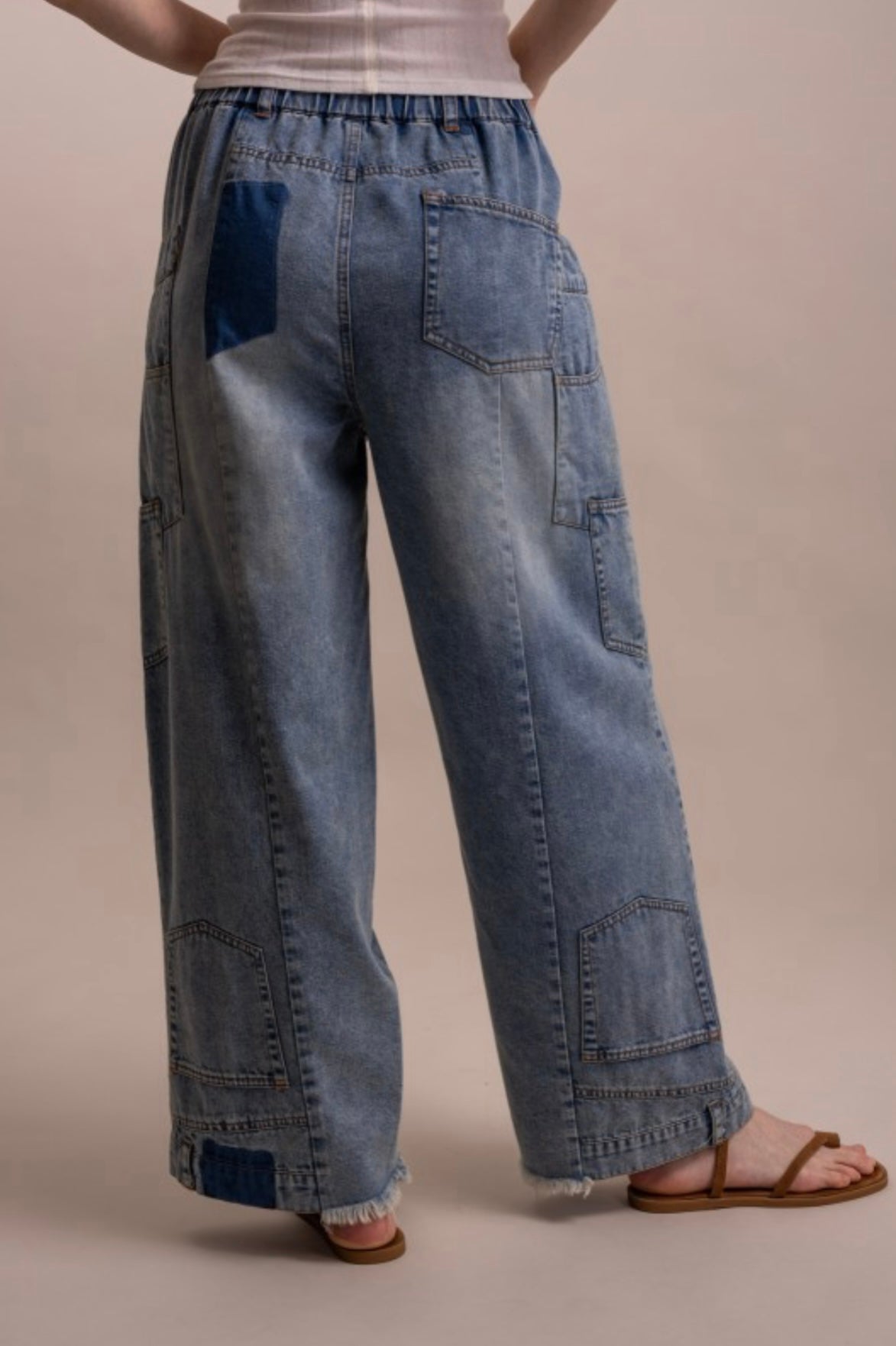 Upcycled Inspired Denim Pants