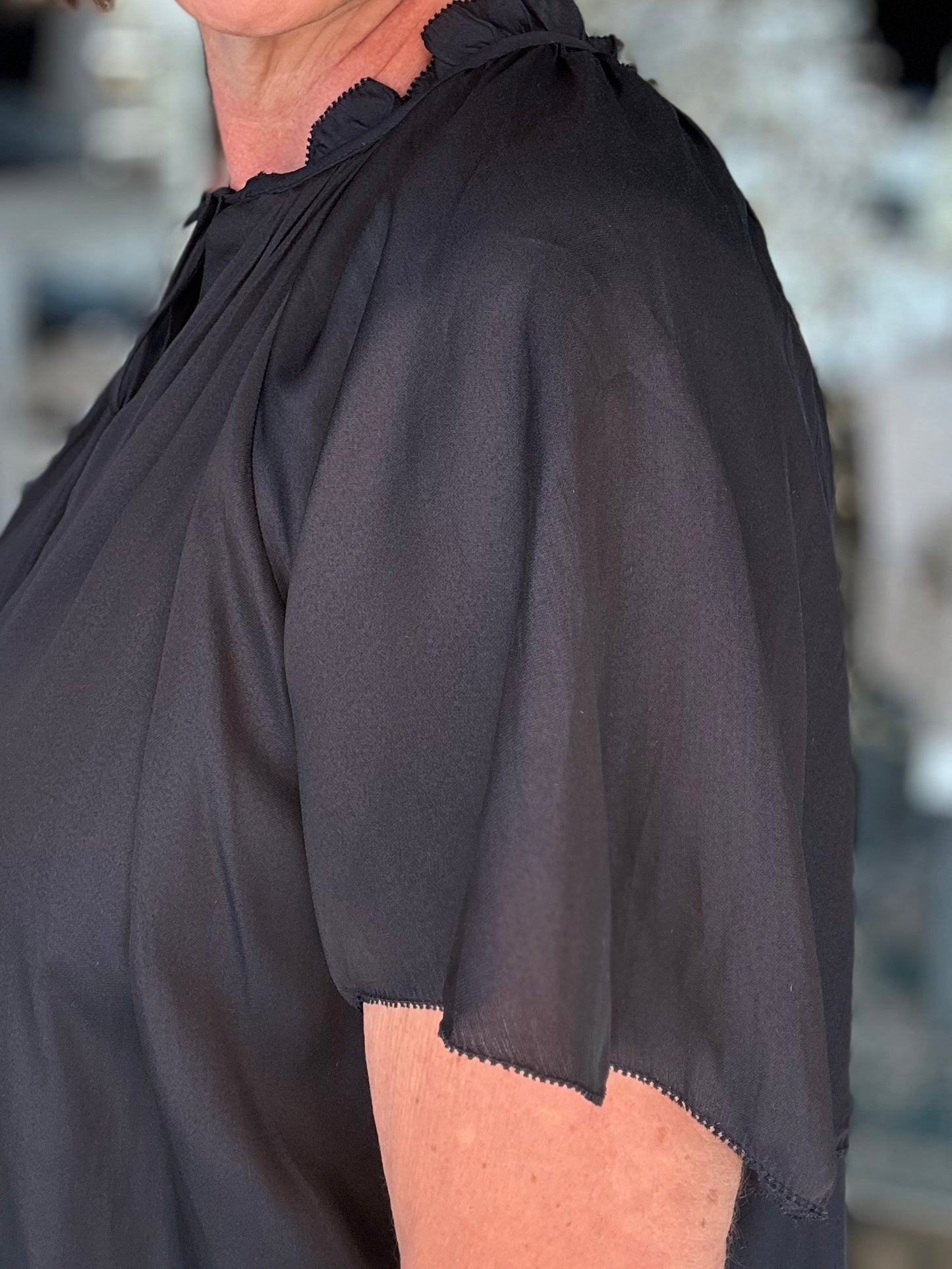 NEW! Subtle Elegance Top in Midnight