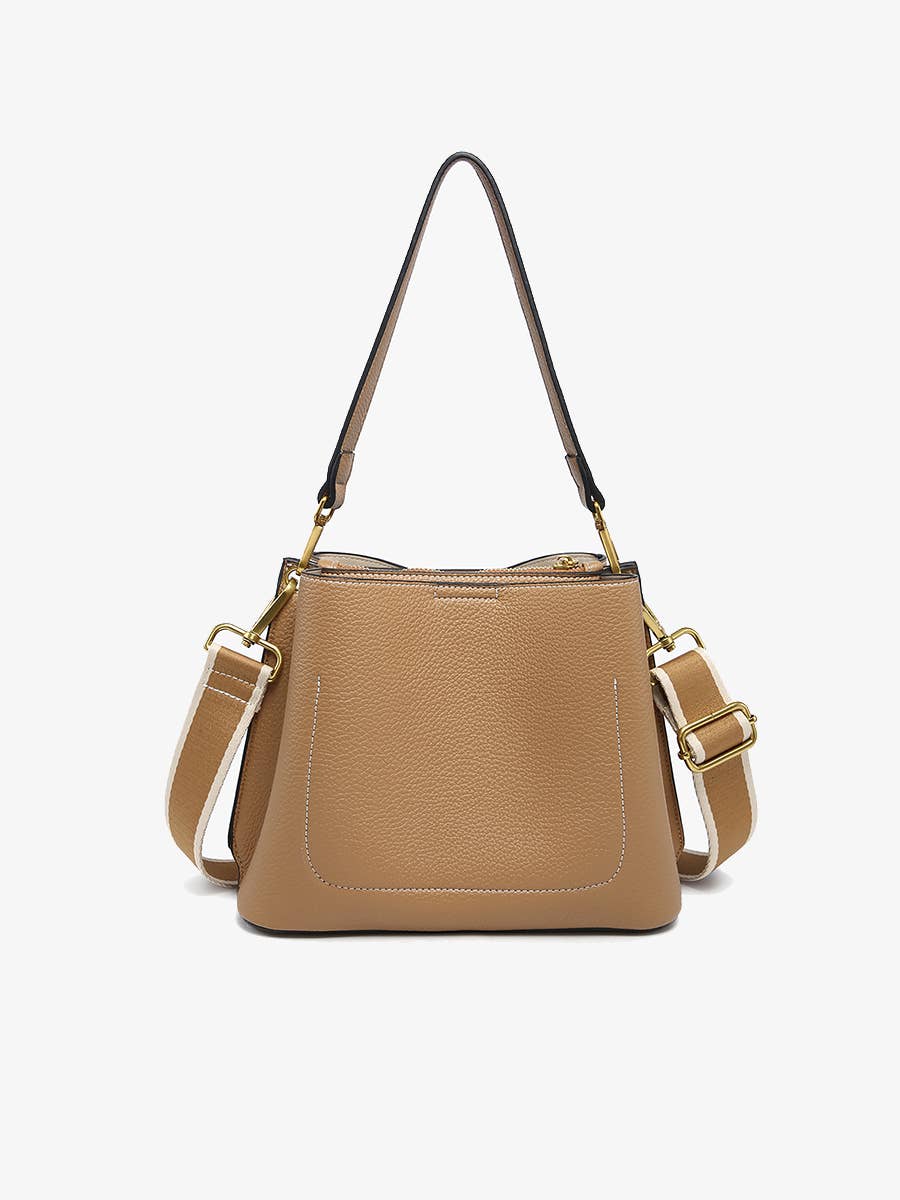 Corinna Bucket Bag in Brown