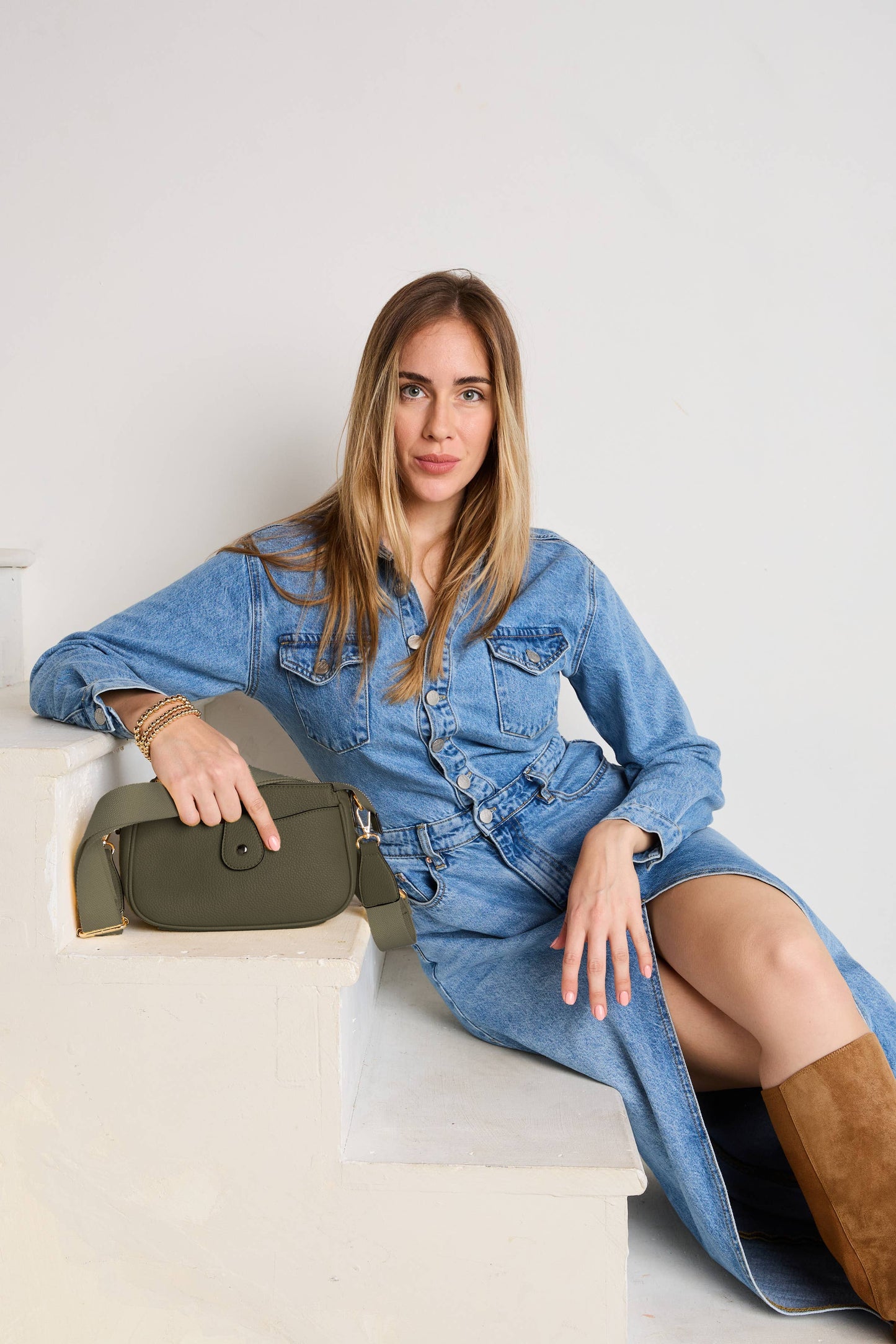Kallie Crossbody Purse in Navy