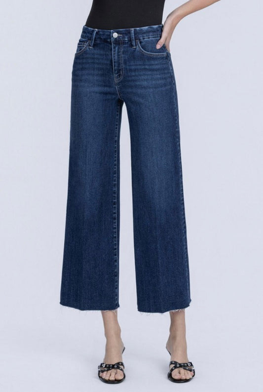 Caring Dark Crop Jean by Flying Monkey
