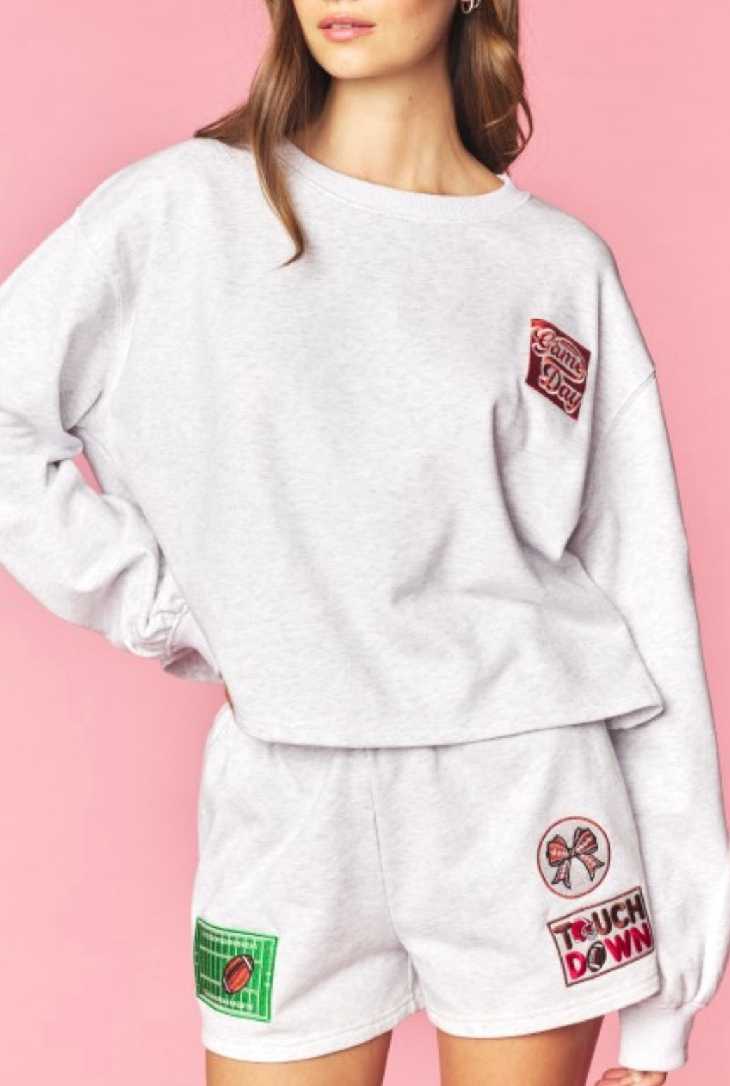 Ready For Game Day Shorts Set