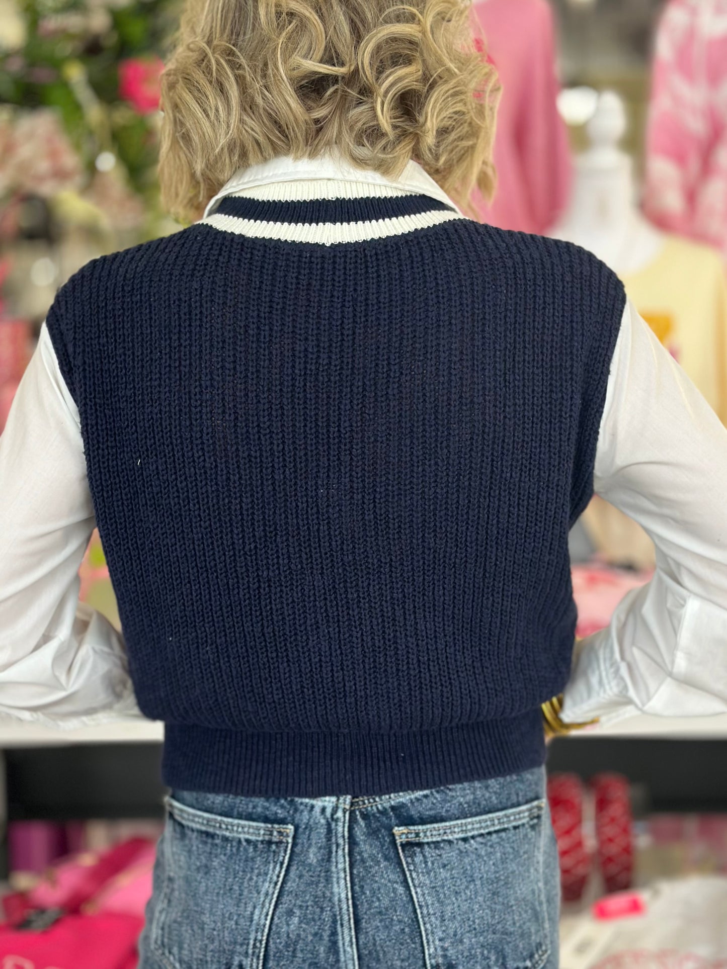 NEW! Classy Couture Sweater Vest Top