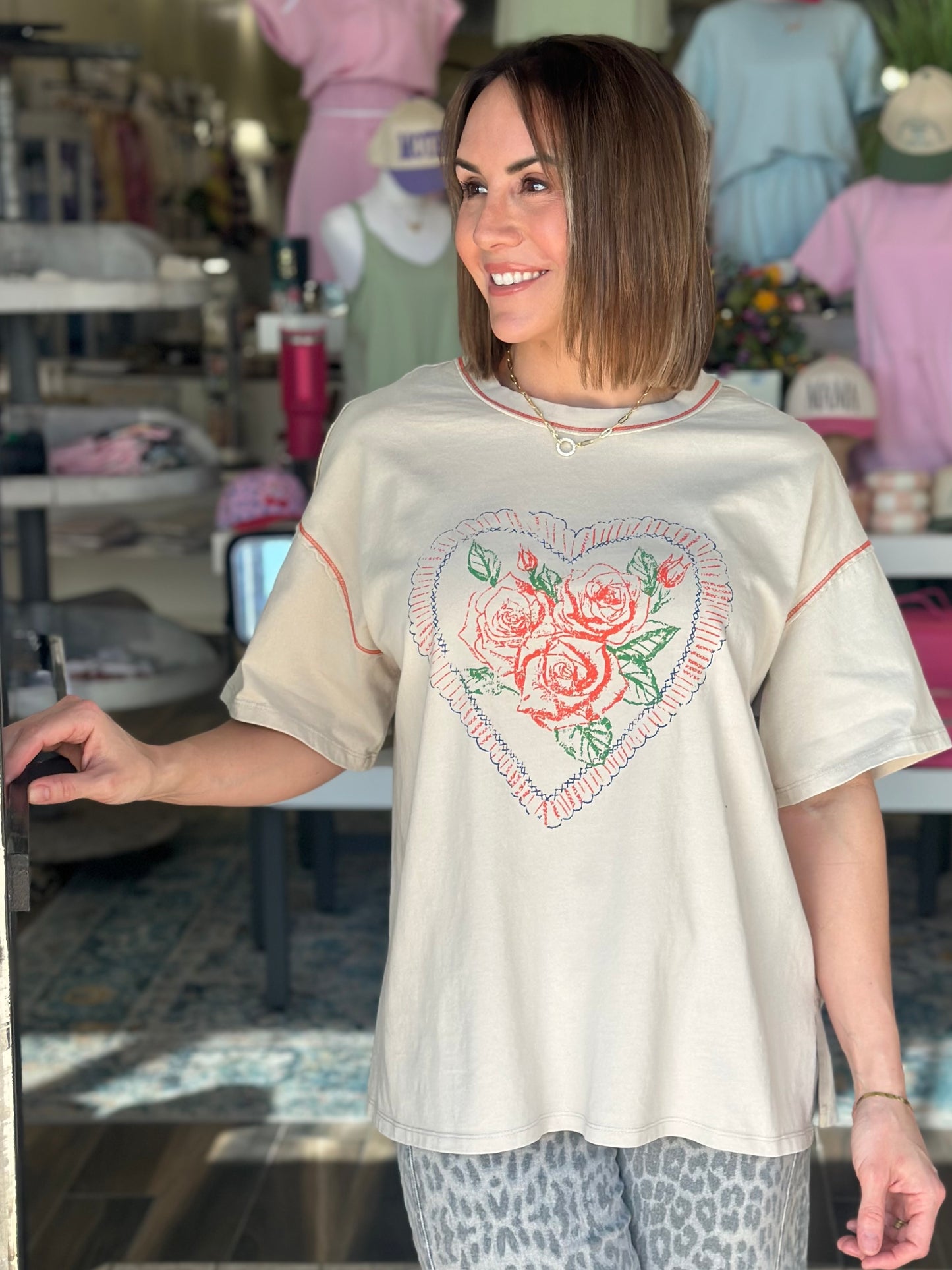 Vintage Love Flowers Tee