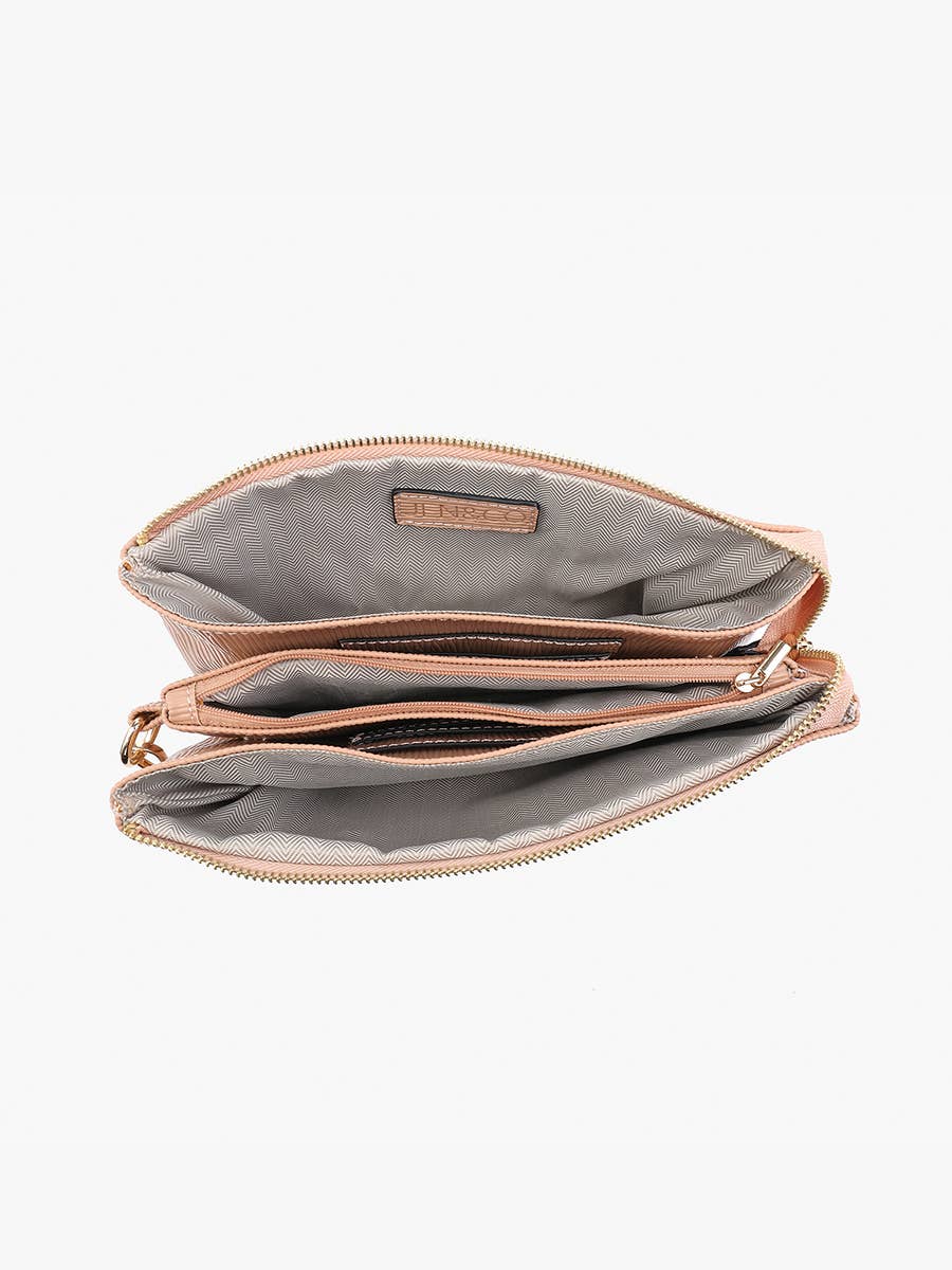 Izzy Textured Crossbody in Black