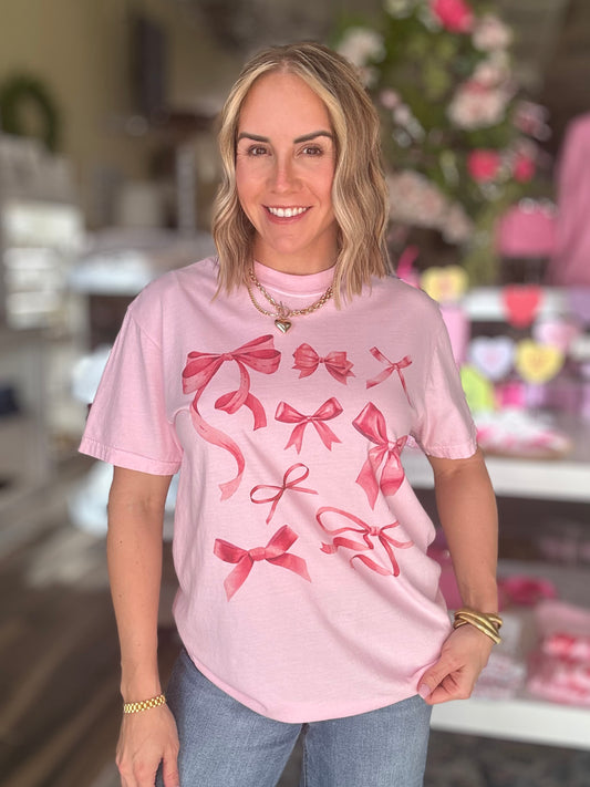 Pink Bow Energy Tee